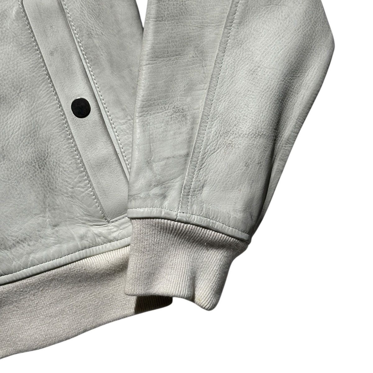 Marc Jacobs × Marc by Marc Jacobs Lambskin leather distressed effect bomber Size US XS / EU 42 / 0 - 3 Thumbnail