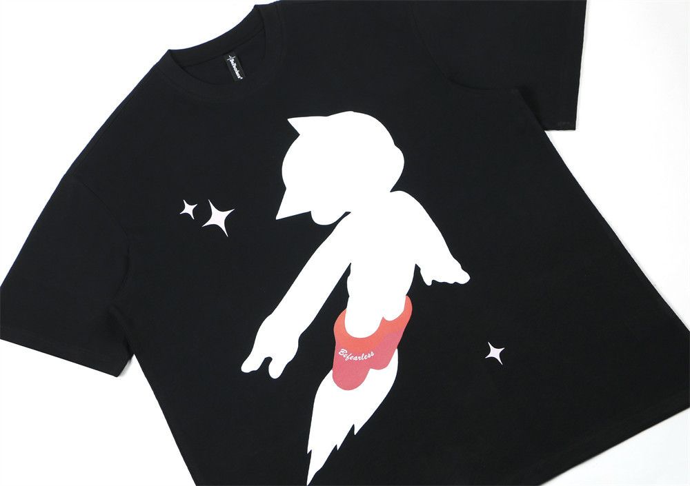 Japanese Brand × Vintage Cartoon silhouette print cotton round neck T-shirt Size US L / EU 52-54 / 3 - 3 Thumbnail