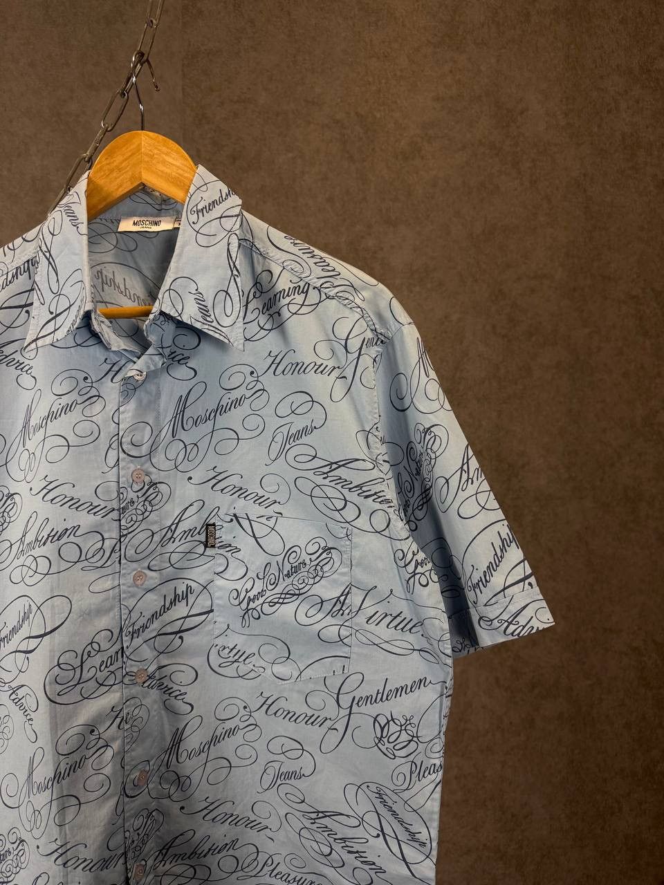 Moschino Moschino vintage art overprinted shirt Size US M / EU 48-50 / 2 - 2 Thumbnail