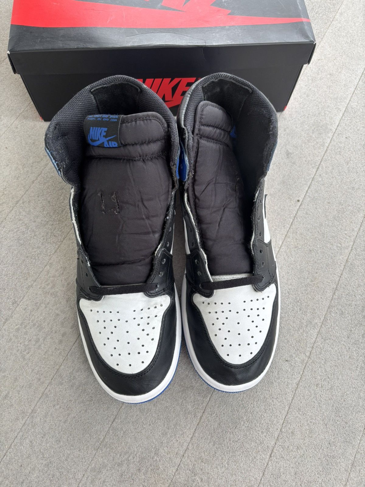 Fragment Design × Nike Nike Jordan 1 high fragment Size US 13 / EU 46 - 4 Thumbnail