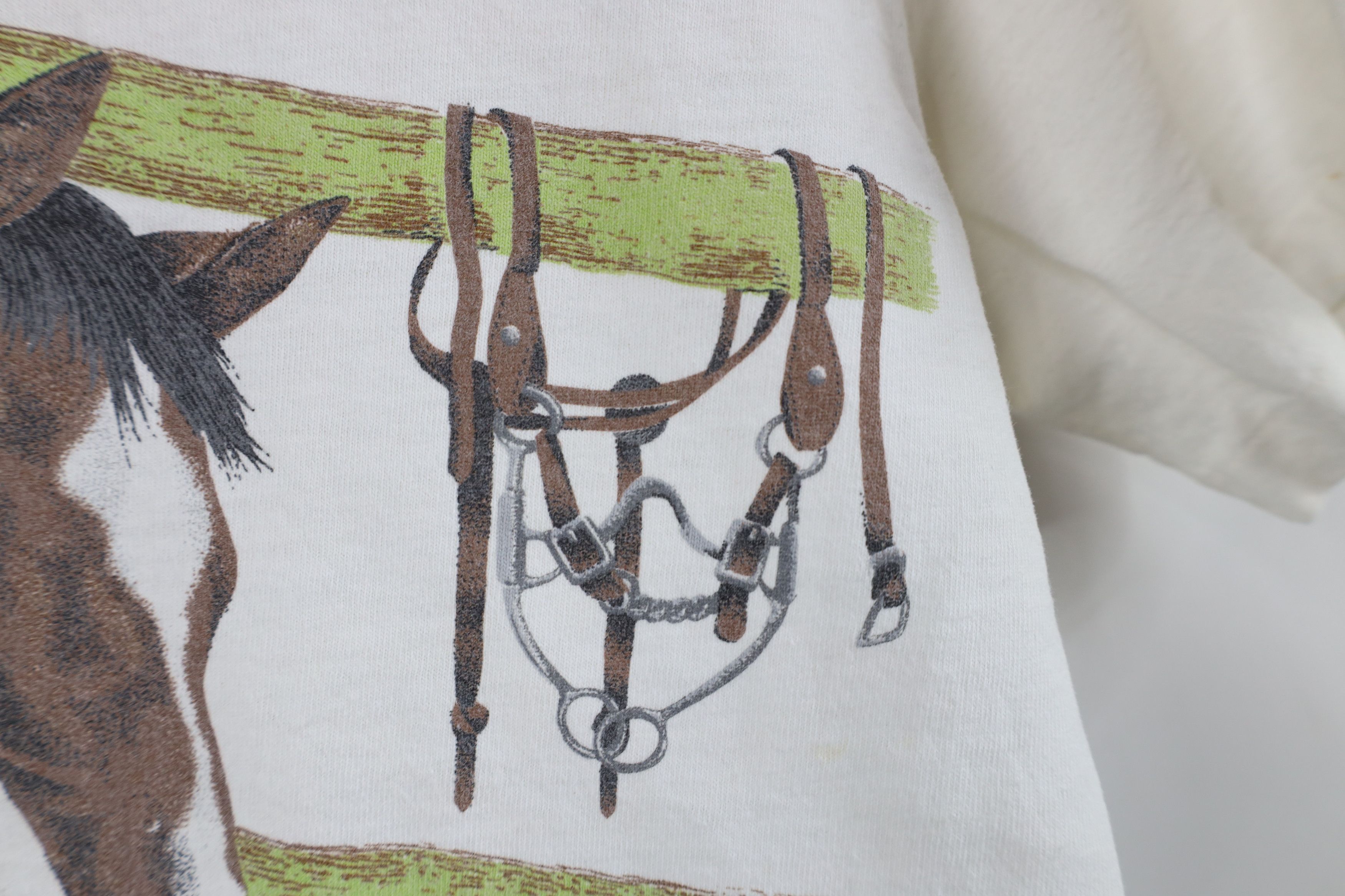 Vintage Vintage 90s Streetwear Horse Dog Short Sleeve T-Shirt USA Size M / US 6-8 / IT 42-44 - 6 Thumbnail