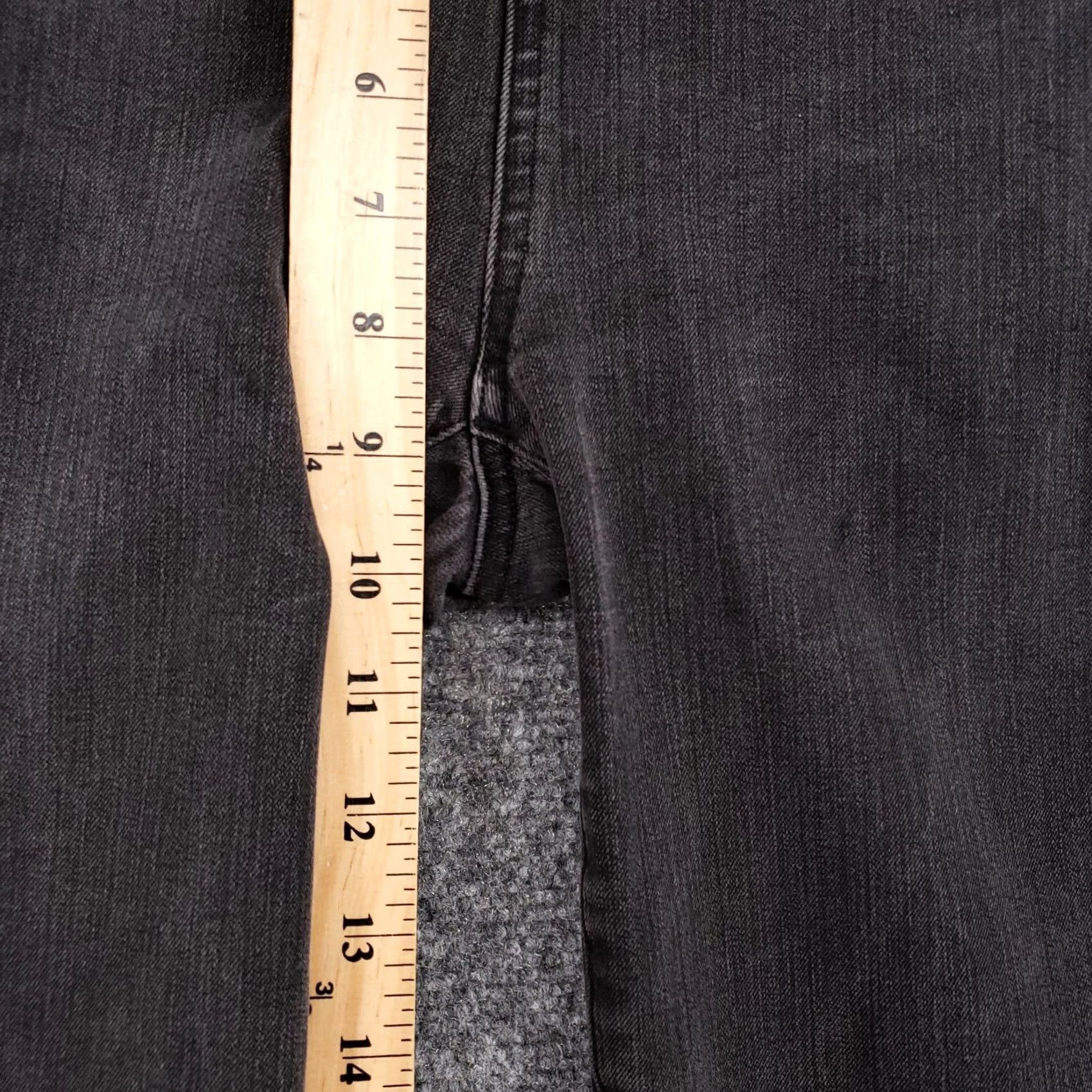 Madewell Madewell Jeans Womens 25 Gray The Anywhere Marton Wash Stretch Jegging Pull On Size 42" / US 20 - 6 Thumbnail