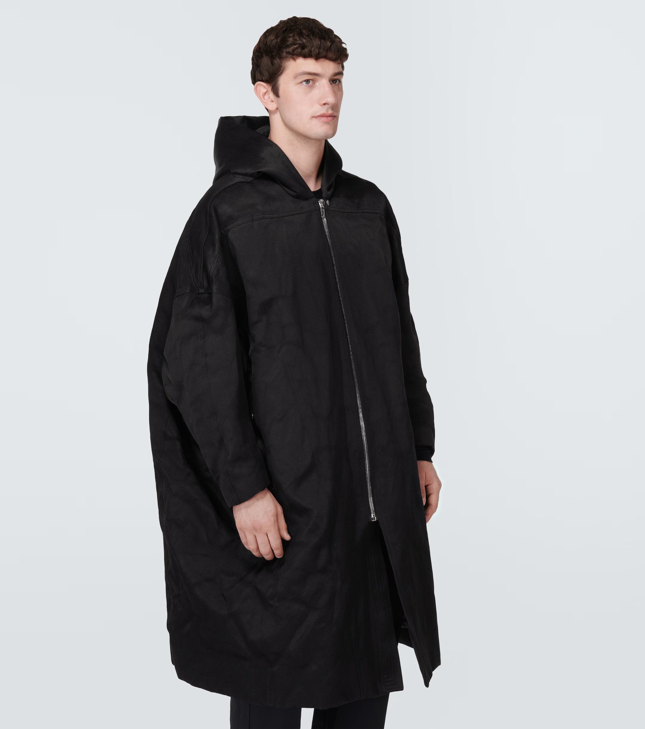 Rick Owens BNWT Black Jumbo Peter Coat Size US M / EU 48-50 / 2 - 5 Thumbnail