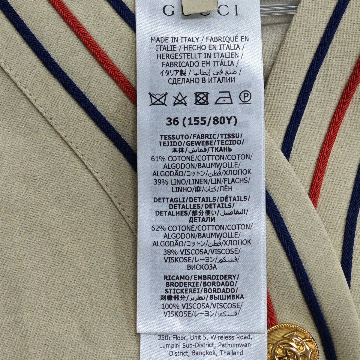 Gucci Gucci cotton-linen gauze shirt Size XS / US 0-2 / IT 36-38 - 6 Thumbnail