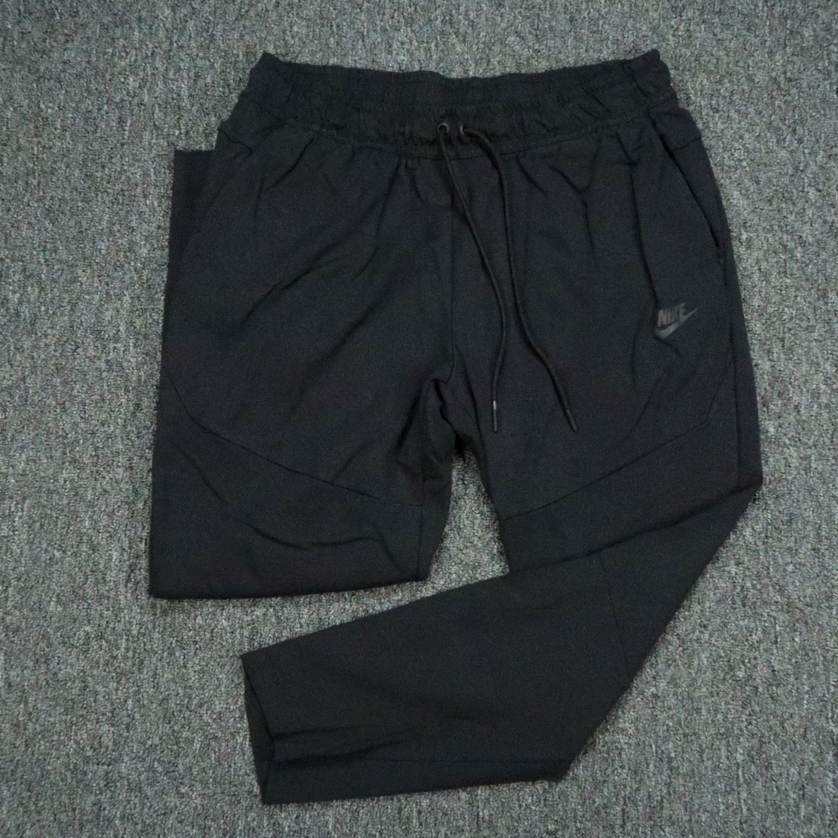 Nike Nike Pants Mens Large Black Jogger Athletic Tech Fleece Knit Zip Pocket Stretch Size US 33 - 2 Thumbnail