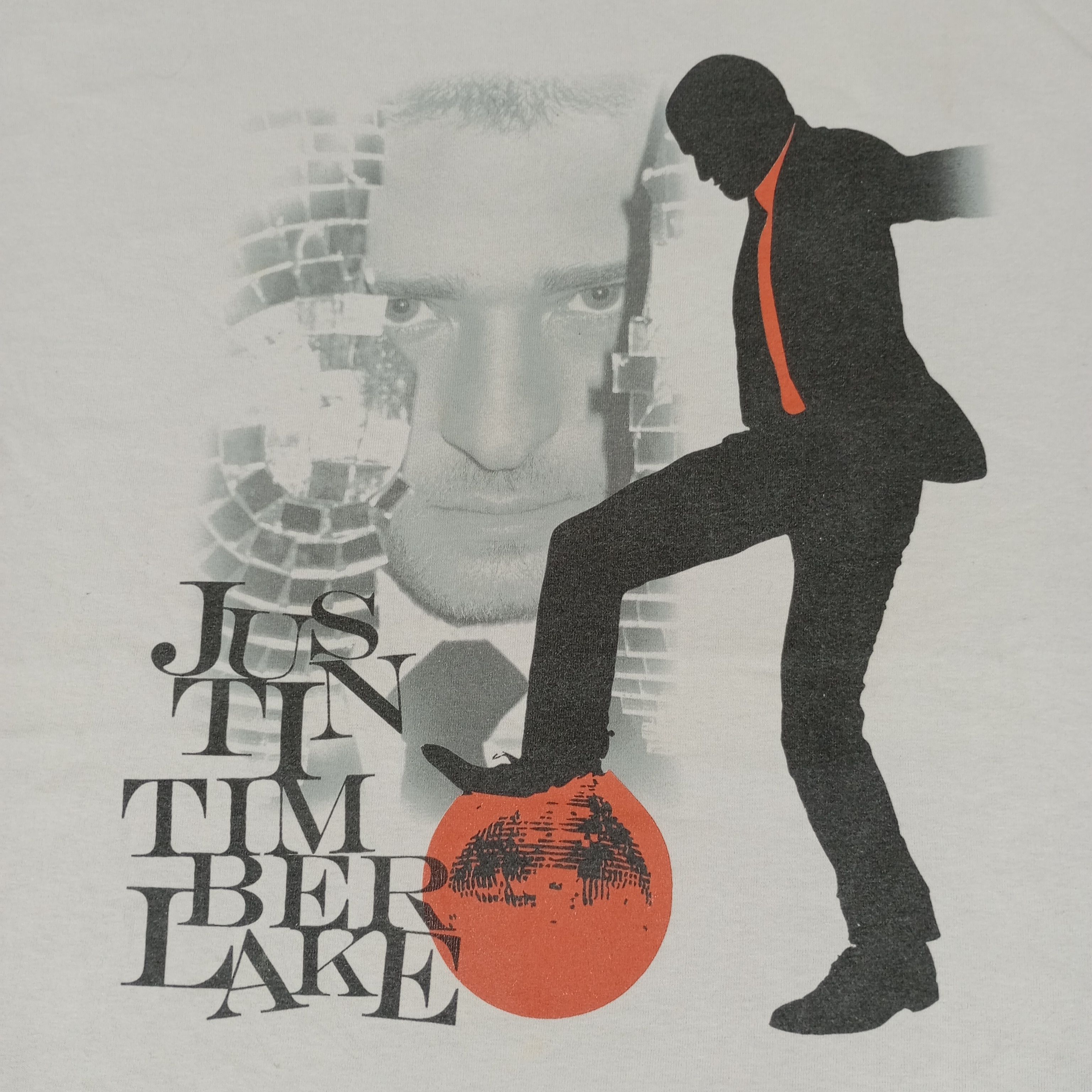 Band Tees × Vintage Justin Timberlake Singer Tour Vintage Tshirt Size US XL / EU 56 / 4 - 2 Thumbnail