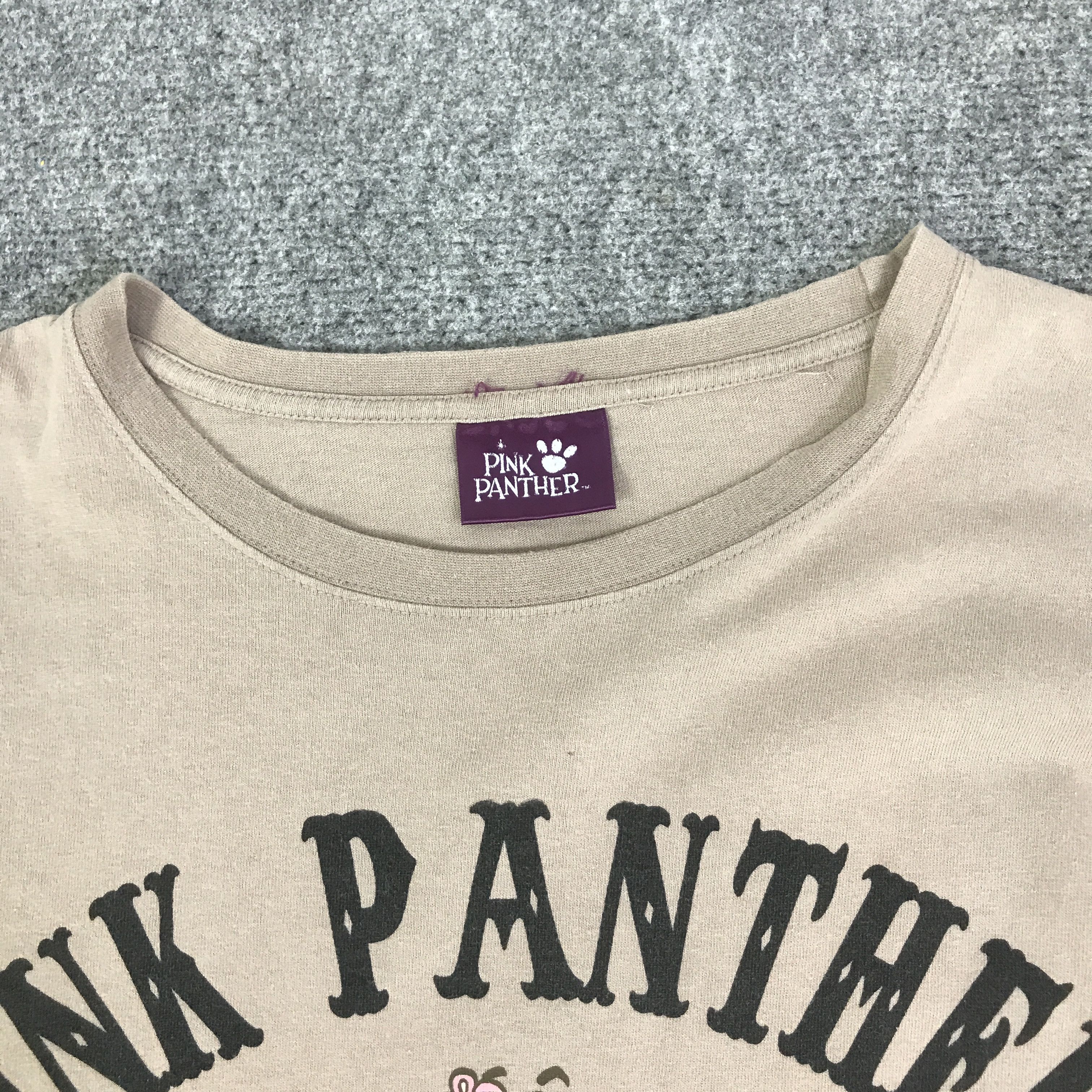 Japanese Brand pink panther cartoon t-shirt K93B47 Size US L / EU 52-54 / 3 - 7 Thumbnail