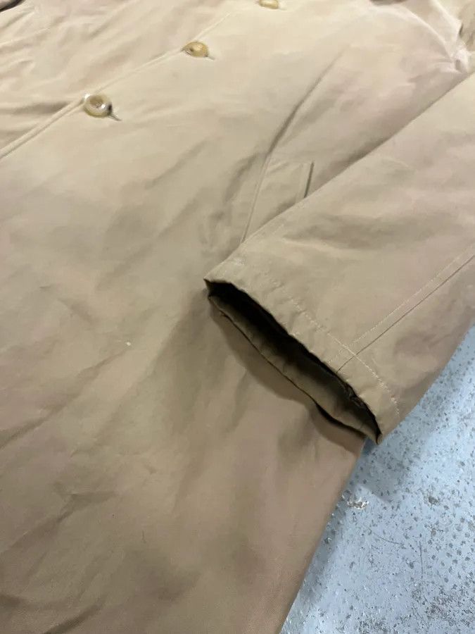 Armani 1990s Armani Collezioni Beige Trench Gabardine Coat Size US L / EU 52-54 / 3 - 6 Thumbnail