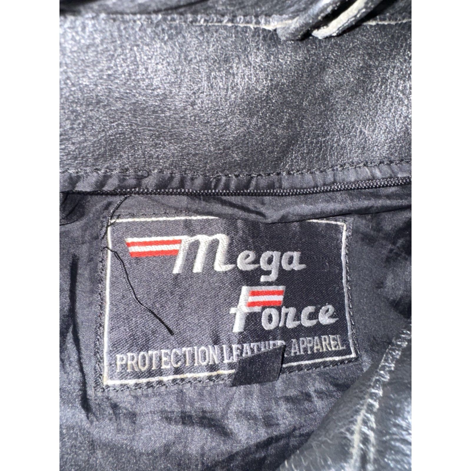 Omega VINTAGE Mega Force Leather Motorcycle Moto Jacket Regular Size 50 Black Men Biker Riding Size US M / EU 48-50 / 2 - 7 Thumbnail