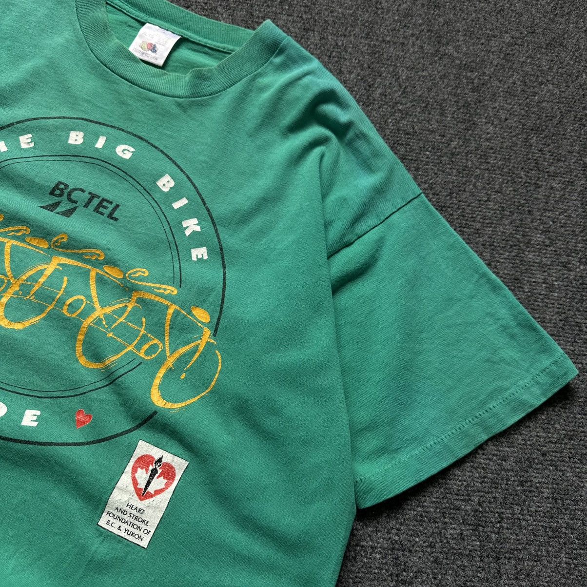 Fruit Of The Loom VTG Adult The Big Bike Ride T-shirts Single Stitch Fruit Of Size US XL / EU 56 / 4 - 8 Thumbnail