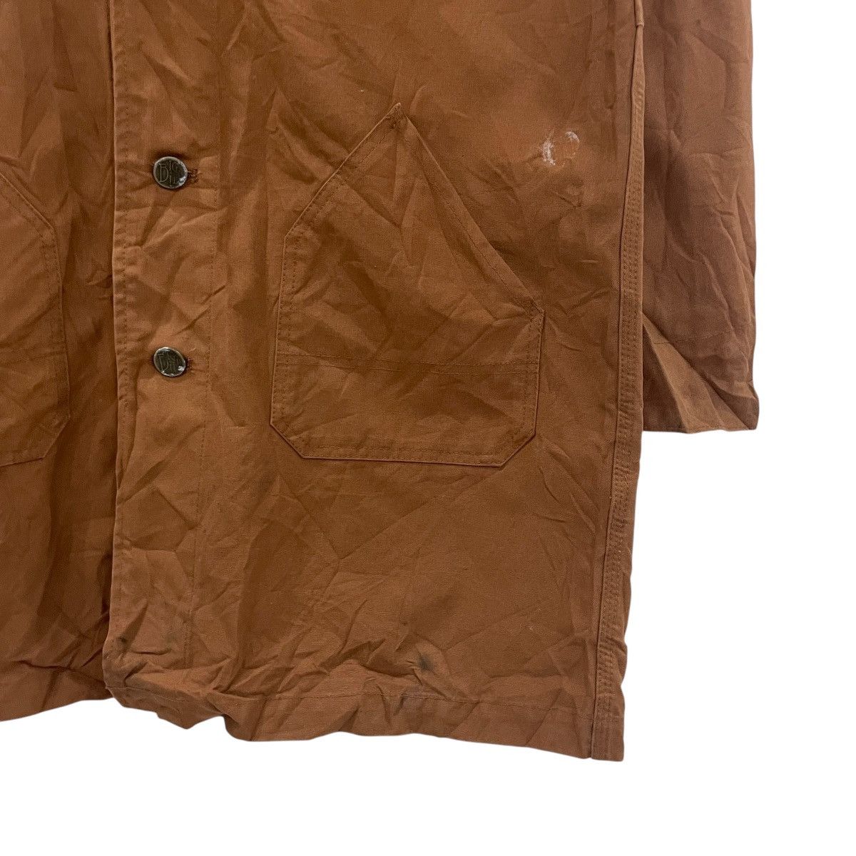 Japanese Brand Vintage Big Bell Vetement De Travail Workwear Jacket Size US L / EU 52-54 / 3 - 4 Thumbnail