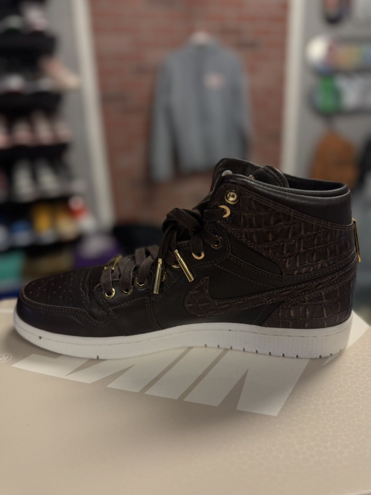 Jordan Brand × Nike Size 11 - Jordan 1 Retro High OG Pinnacle Croc 2015 Size US 11 / EU 44 - 5 Thumbnail