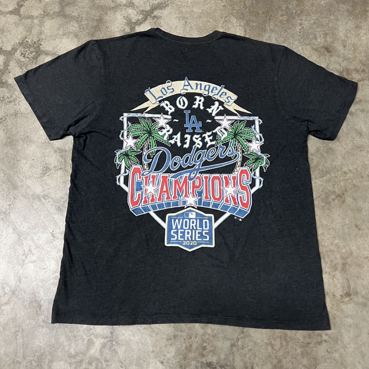 47 Brand × Born X Raised 2020 Born x Raised Los Angeles Dodgers World Series T-Shirt Size US L / EU 52-54 / 3 - 2 Thumbnail