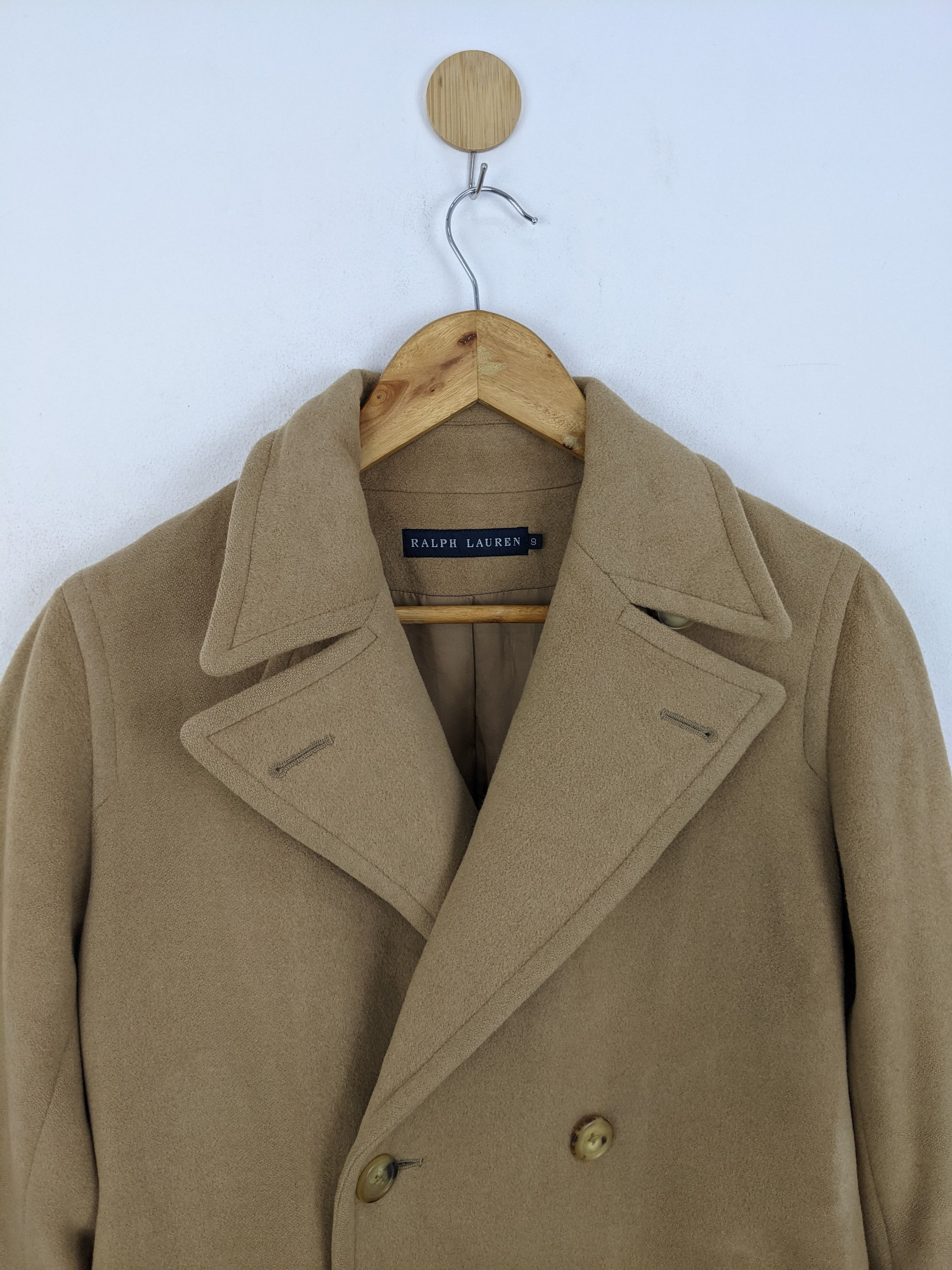 Designer × Ralph Lauren Vintage Ralph Lauren Double Breasted Wool Jacket Size US S / EU 44-46 / 1 - 3 Thumbnail