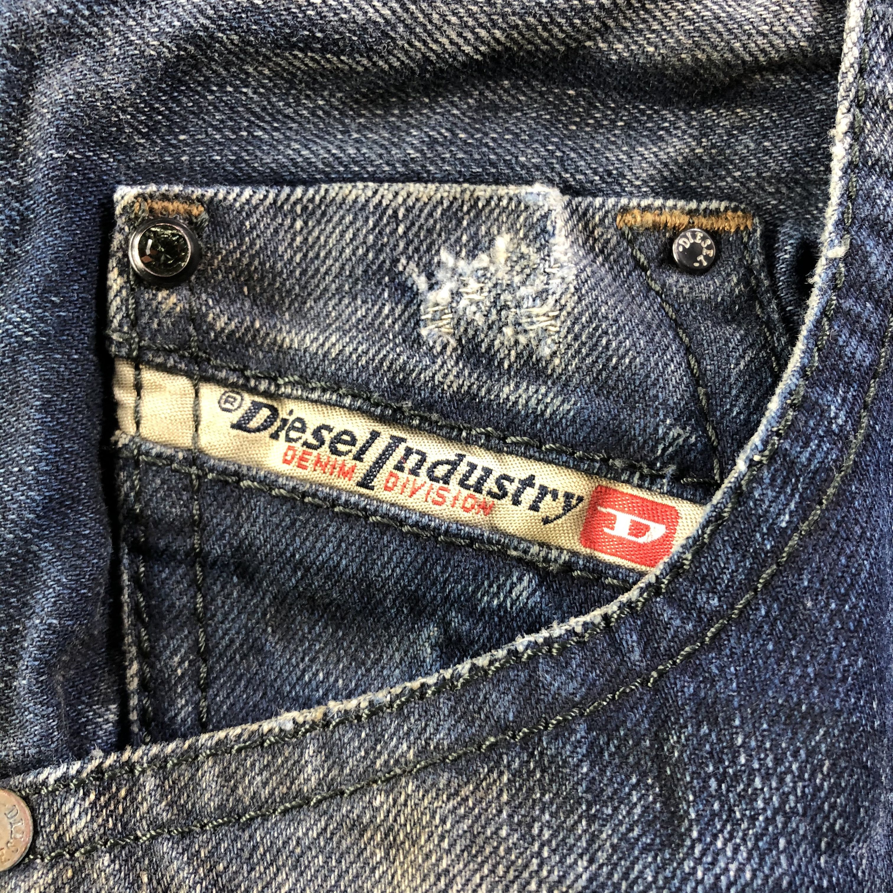 Diesel Diesel Krayver Jeans Destroyed Denim KJ2411 Size US 27 - 10 Thumbnail