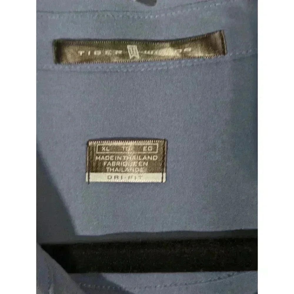 Nike Men's Nike Tiger Woods pullover golf shirt blue dri fit XL Size US XL / EU 56 / 4 - 3 Thumbnail