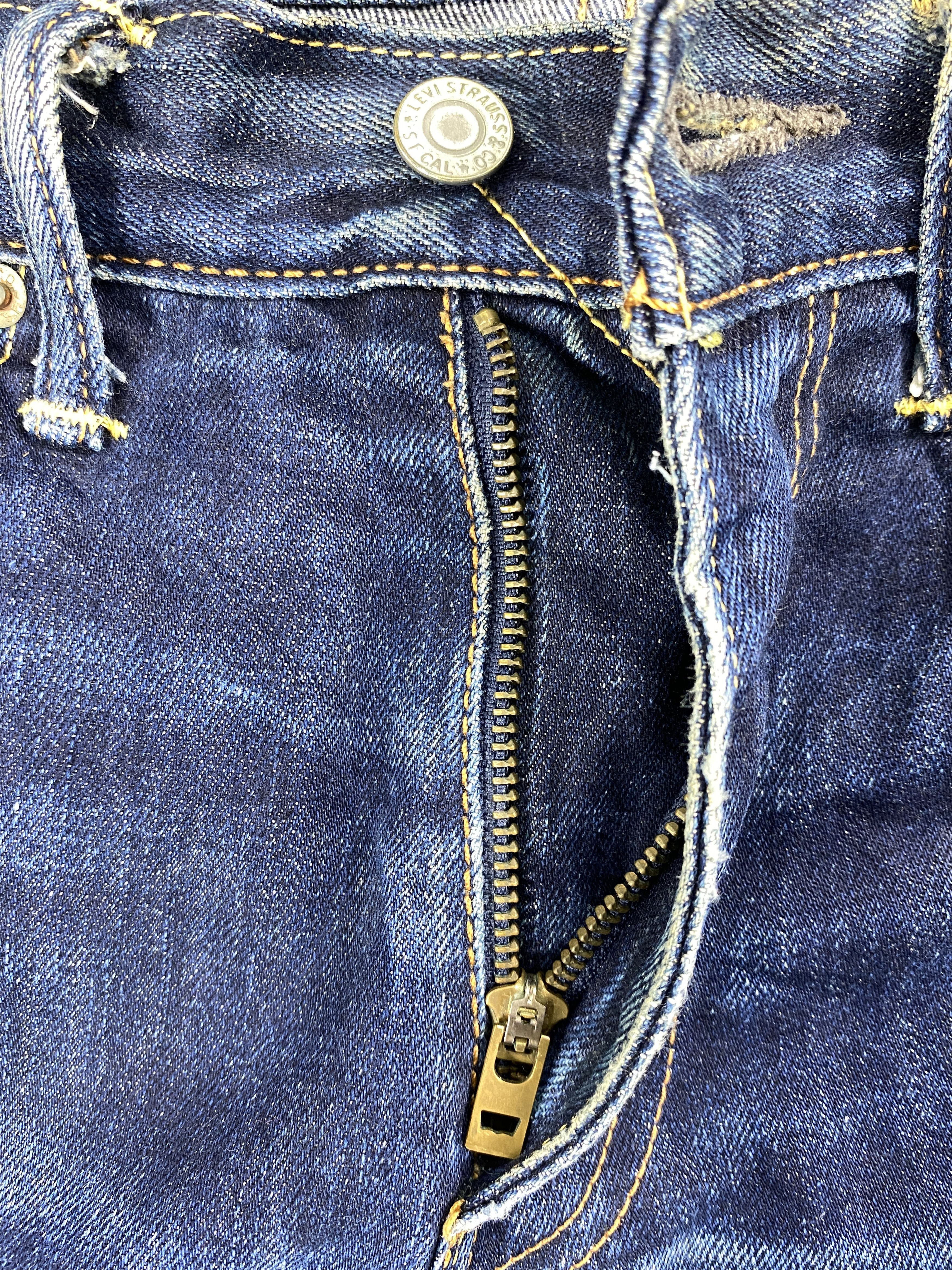 Levi's Dark Blue Distressed Levi's 503 30x27 Denim -SJ059 Size US 30 / EU 46 - 7 Thumbnail