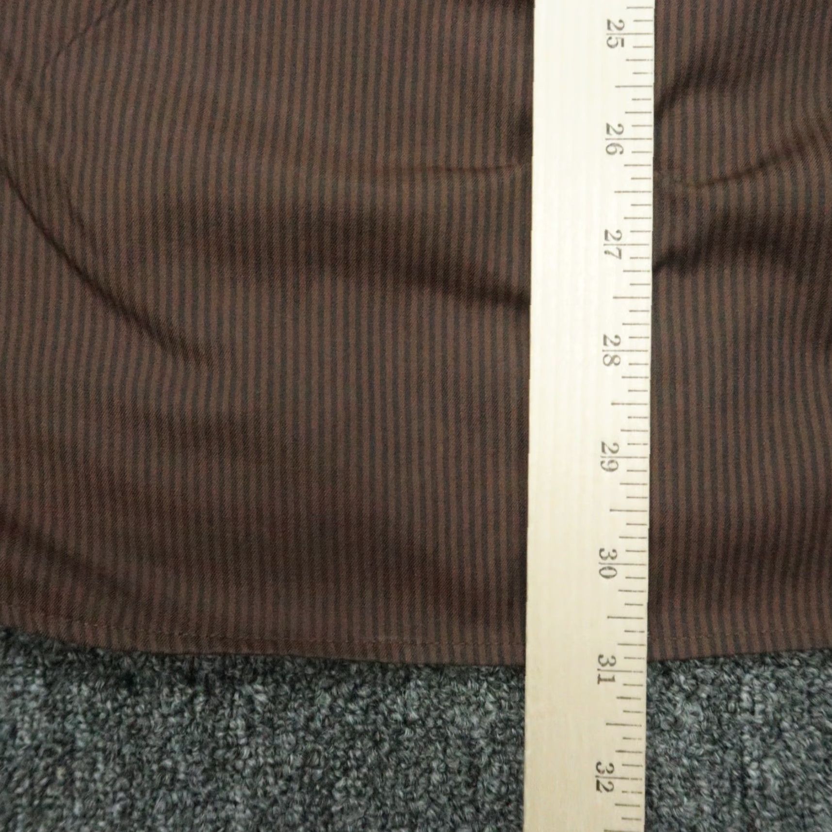 Vintage Dixxon Flannel Shirt Mens 2XL Brown Striped Button-Up Long Sleeve Casual Shirt Windowed by Dixxon Size US XXL / EU 58 / 5 - 7 Thumbnail