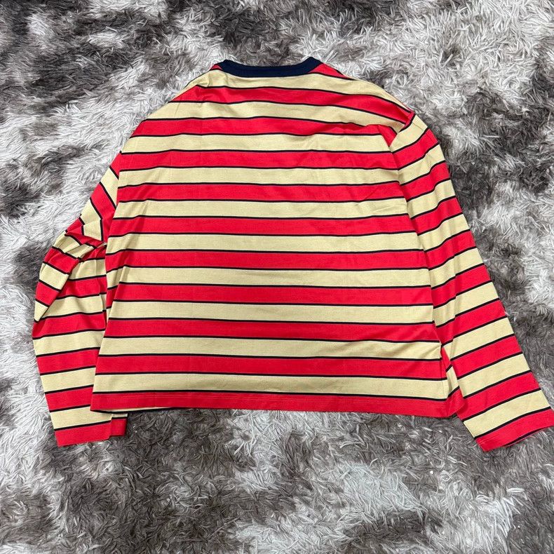 Prada Prada size 36 25 SS red and yellow raglan sleeves striped T Size US M / EU 48-50 / 2 - 4 Thumbnail