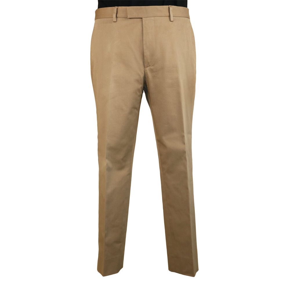Gucci Gucci Beige Cotton Trousers with Iconic Bee Detail Size 50R - 3 Thumbnail