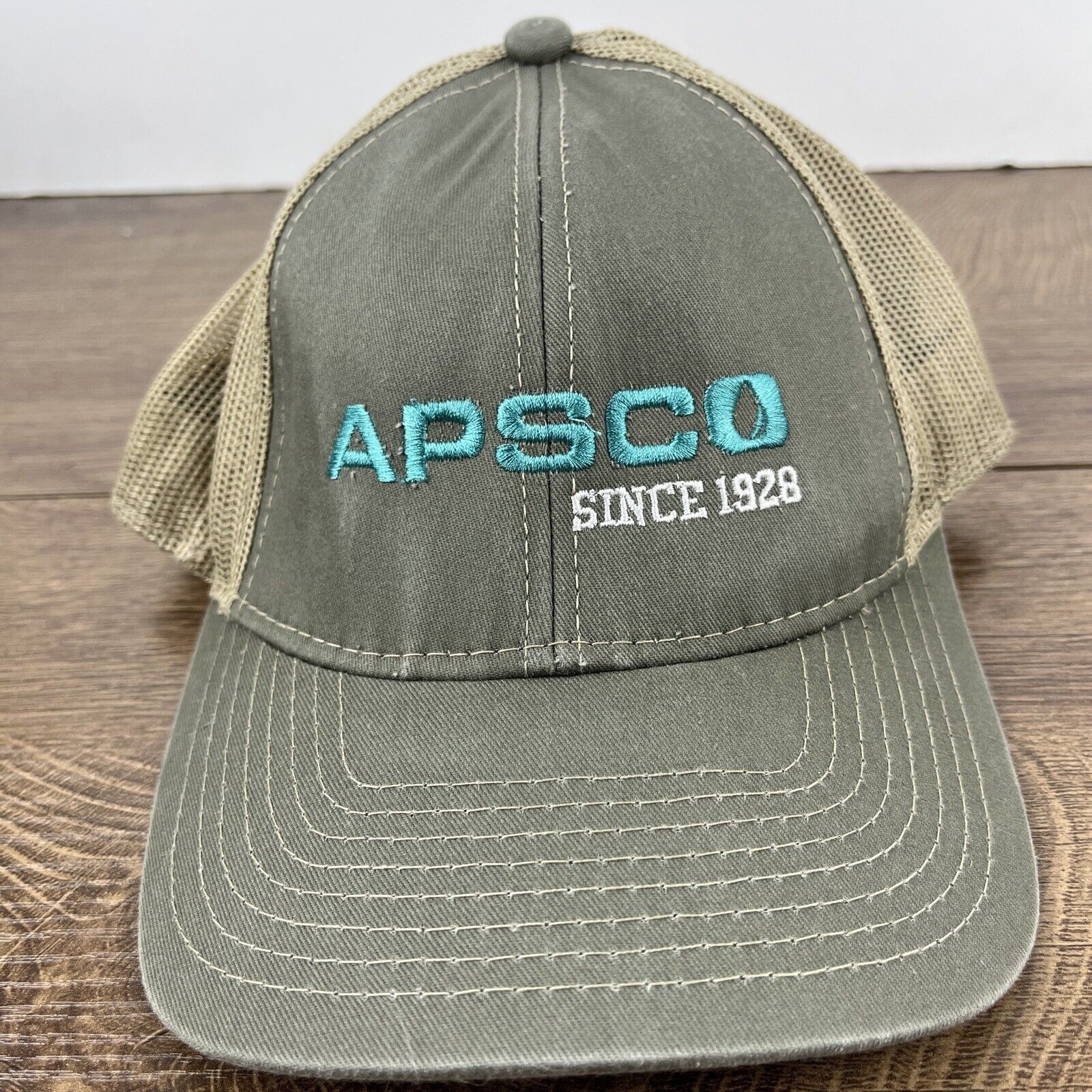 Other Apsco Hat Apsco 1928 Hat Gray Hat Adjustable Gray Adult Size Size ONE SIZE - 4 Thumbnail