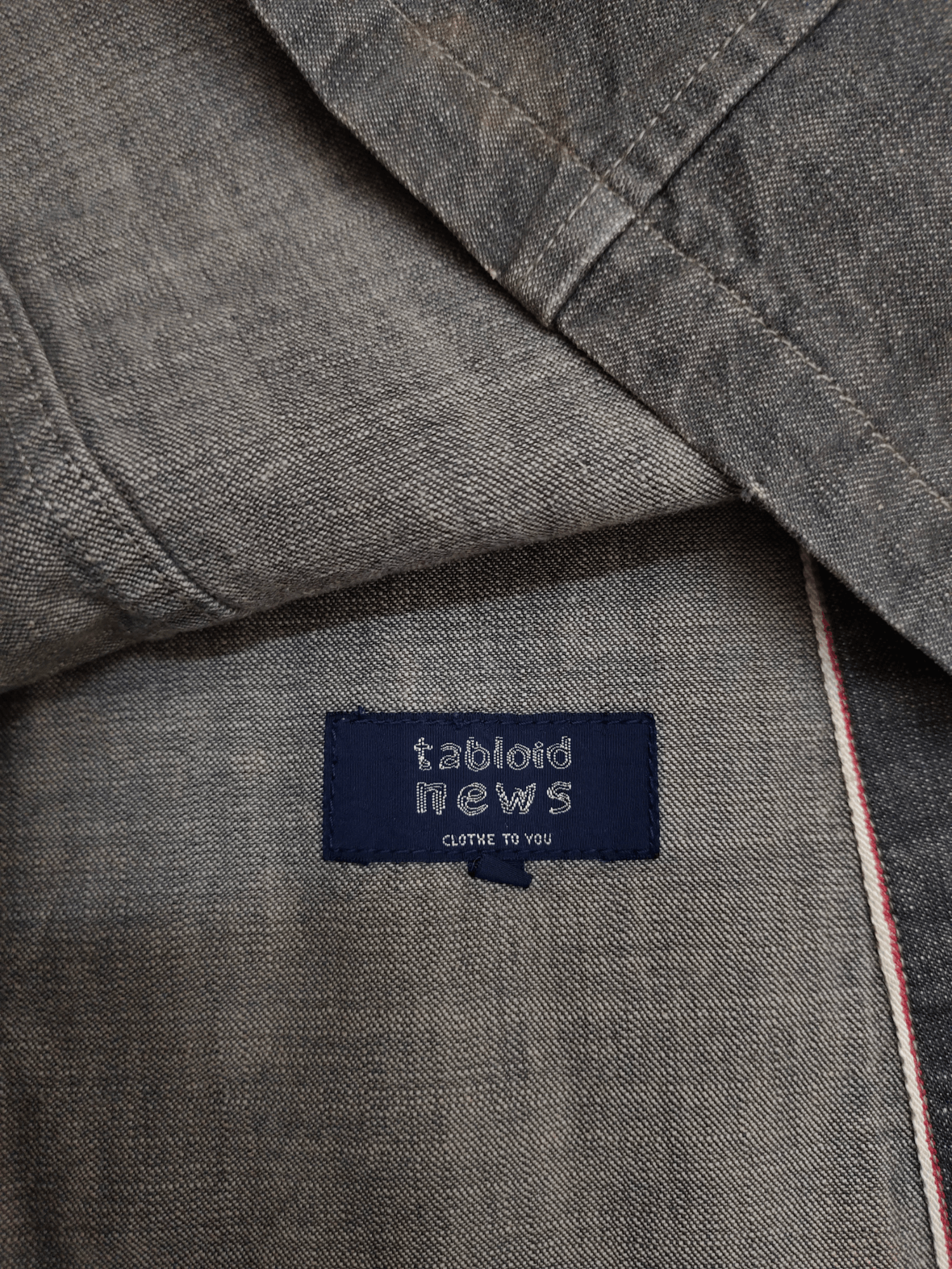 If Six Was Nine Tabloid News Japan Selvedge Chore Denim Jacket Size US M / EU 48-50 / 2 - 15 Thumbnail