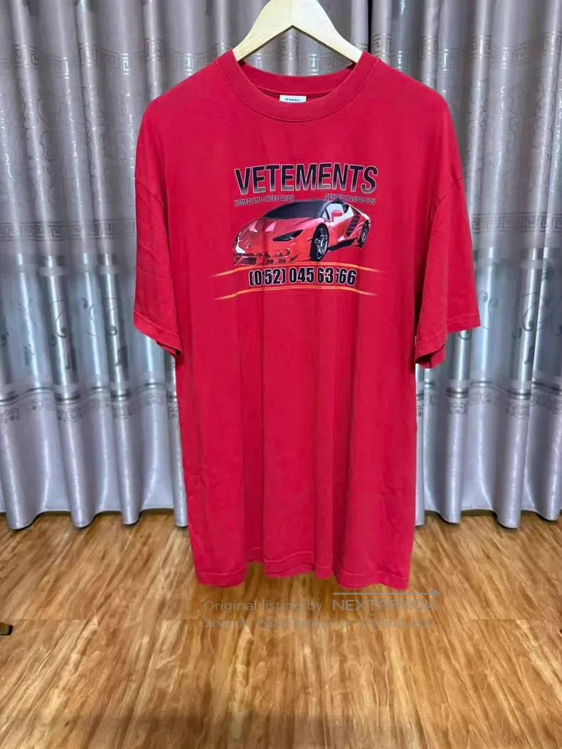 Vetements VETEMENTS Ferrari Advert Print Short Sleeve Size US M / EU 48-50 / 2 - 1 Thumbnail
