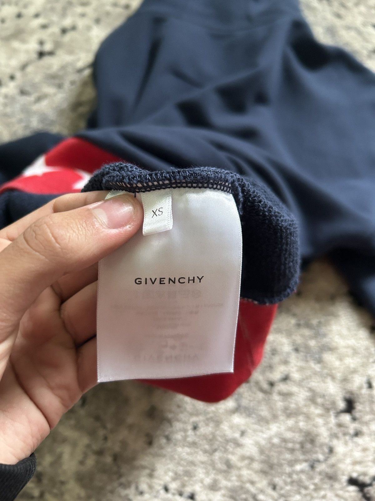 Givenchy Givenchy navy star hoodie Size US XS / EU 42 / 0 - 5 Thumbnail