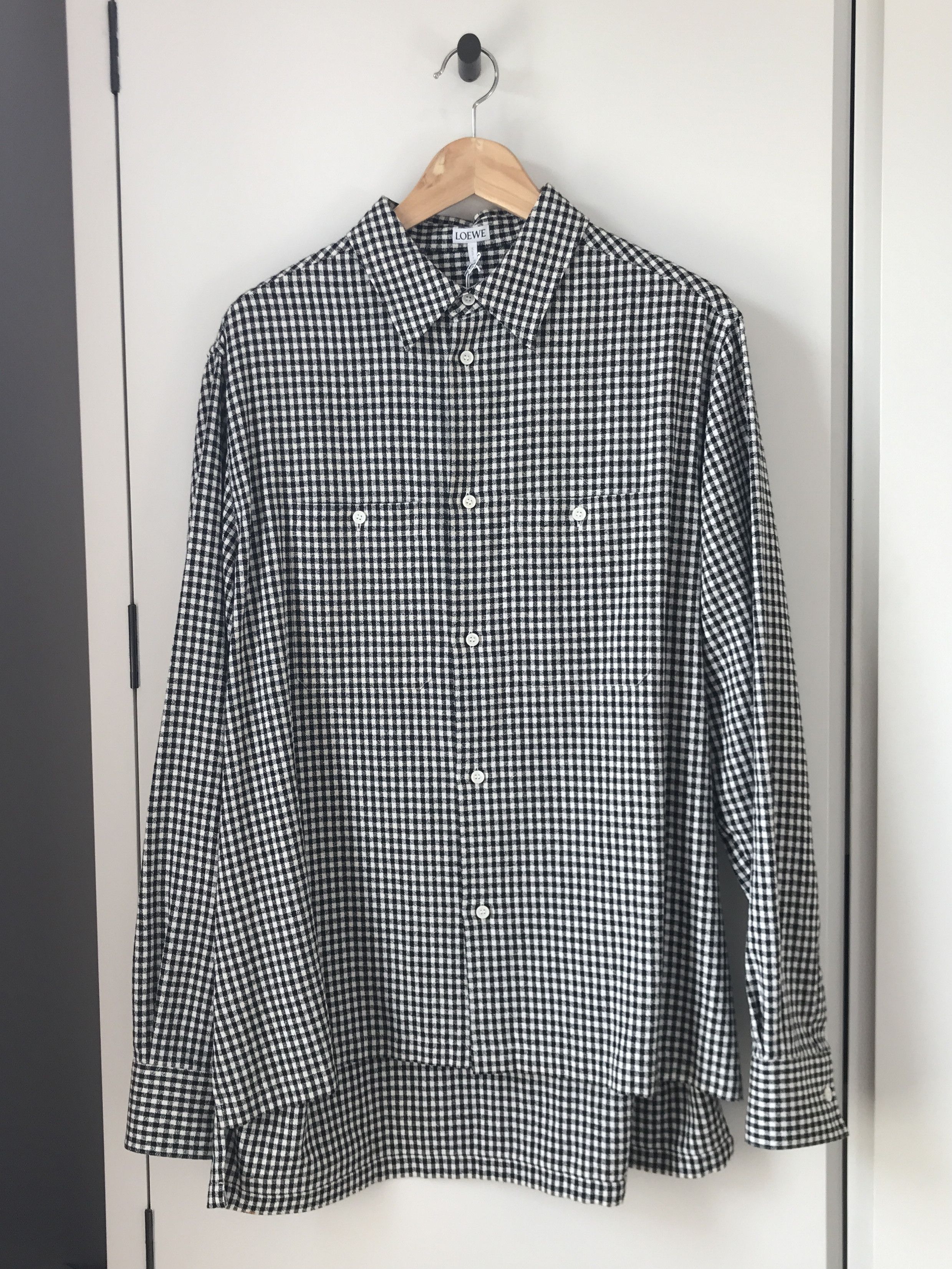 Loewe Oversized Gingham Overshirt