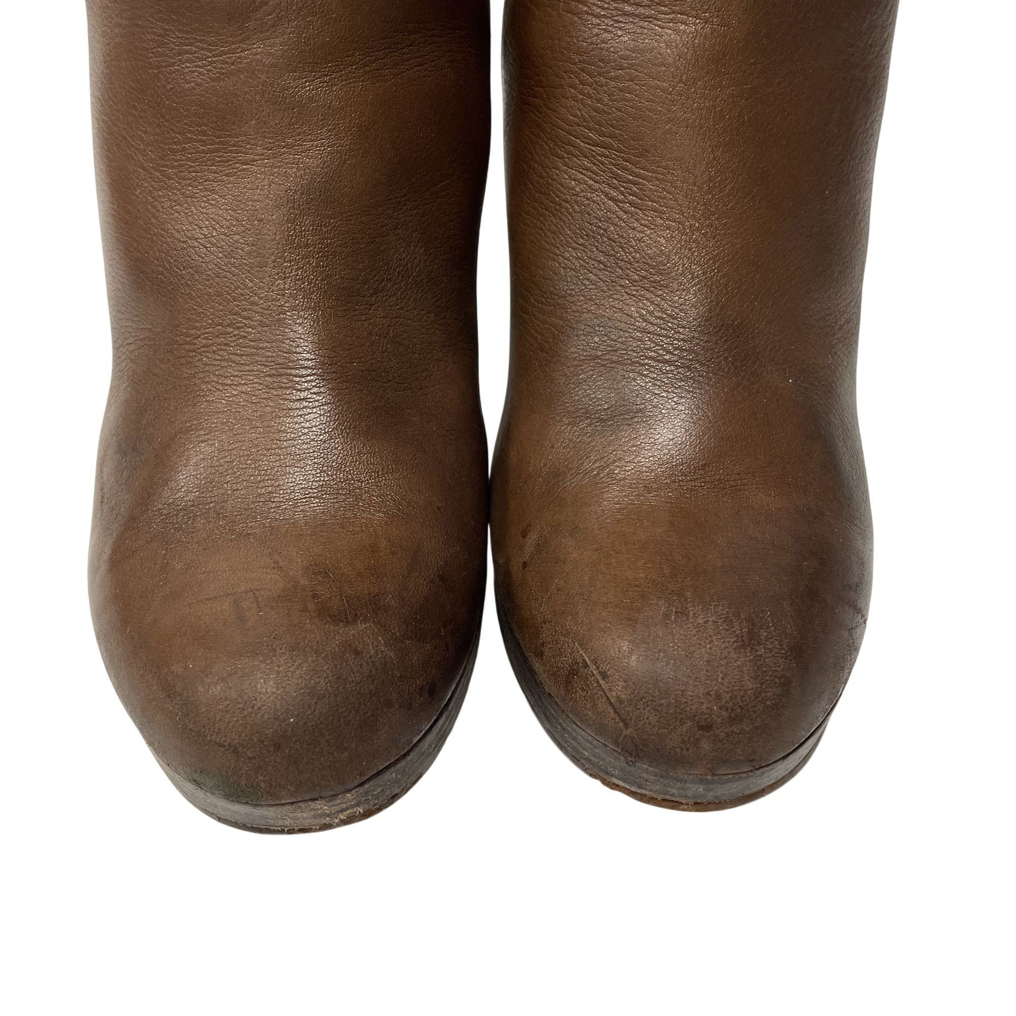 Ugg UGG 1004150 Jardin Leather PLATFORM High Heel Boots Size US 10 / IT 40 - 13 Thumbnail