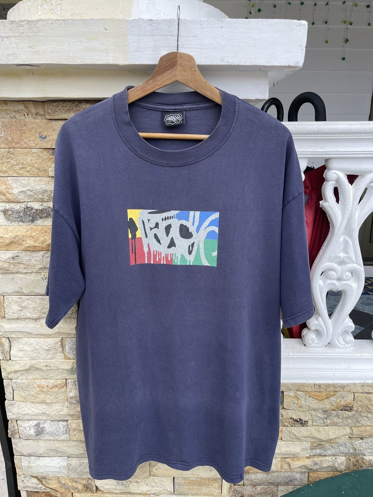 Vintage Last Drop🔥SUN FADED🔥Vintage Haze ERD Skateboards TEE Size US L / EU 52-54 / 3 - 3 Thumbnail