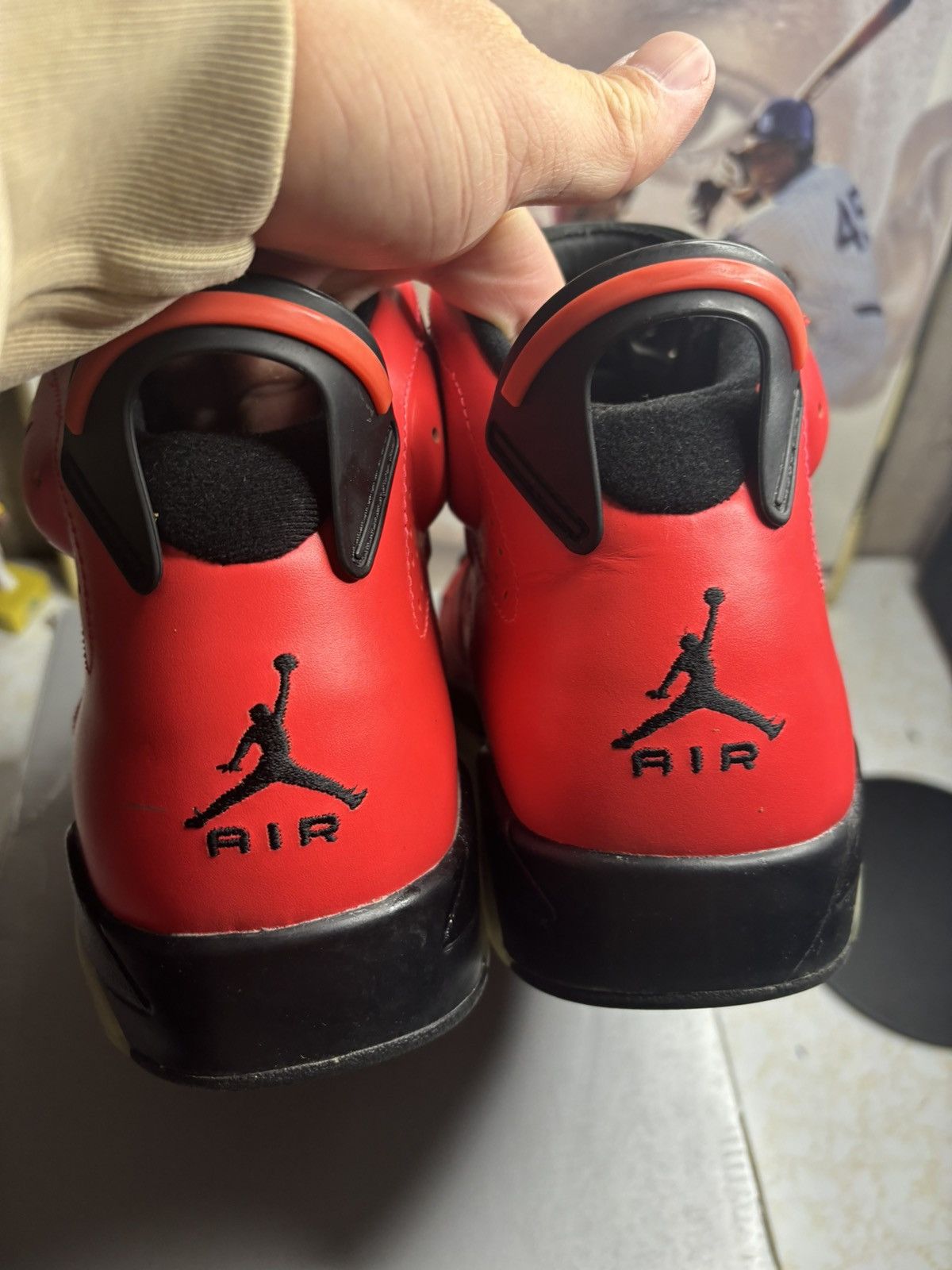 Jordan Brand Air Jordan 6 Retro Infrared 23 2014 Size US 10.5 / EU 43-44 - 7 Thumbnail