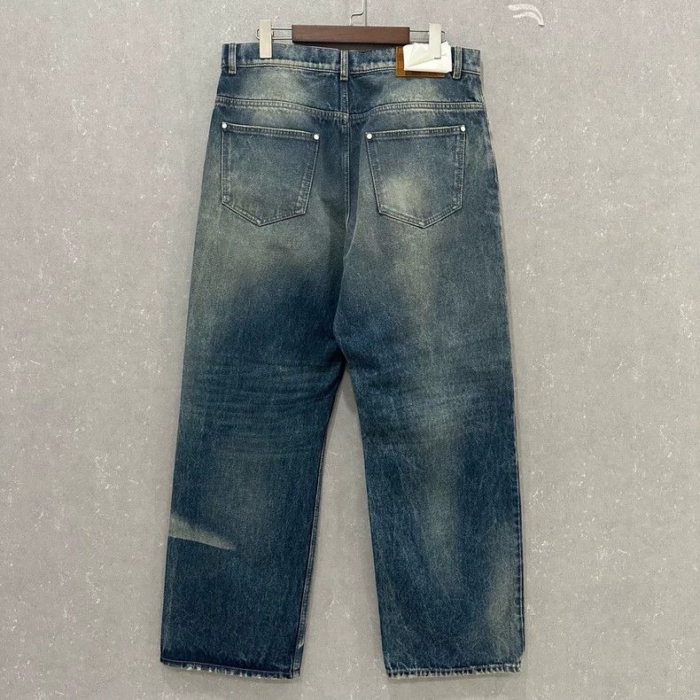 Louis Vuitton Louis Vuitton Washed studded long jeans Size US 34 / EU 50 - 2 Thumbnail