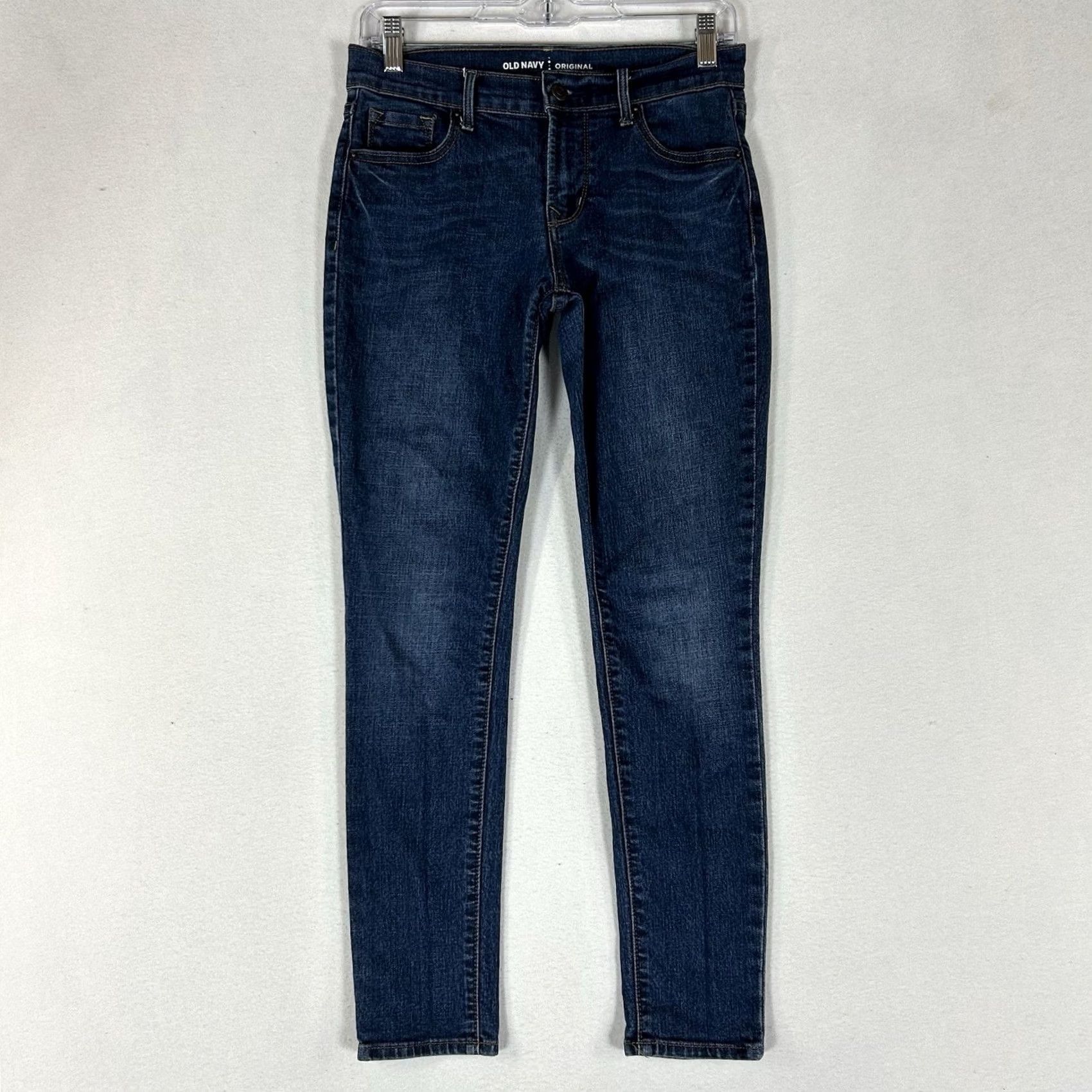 Old Navy Old Navy Original Mid Rise Skinny Jeans Women Size 2 Short Blue Medium Wash 2S Size 26" / US 2 / IT 38 - 2 Thumbnail