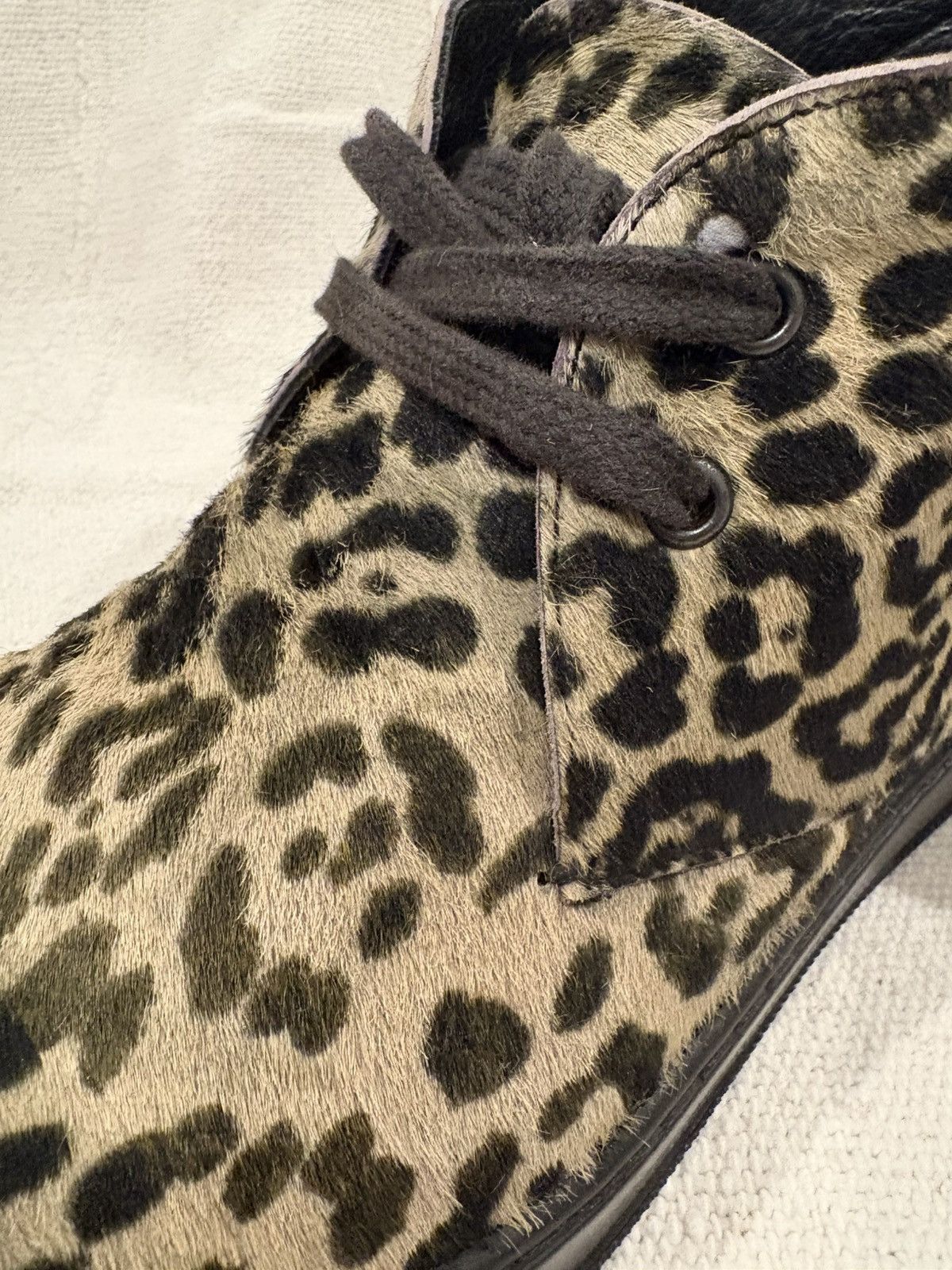 Yves Saint Laurent Size 41 US 8.5 YSL Saint Laurent Leopard Haircalf Sneakers Size US 8.5 / EU 41-42 - 6 Thumbnail
