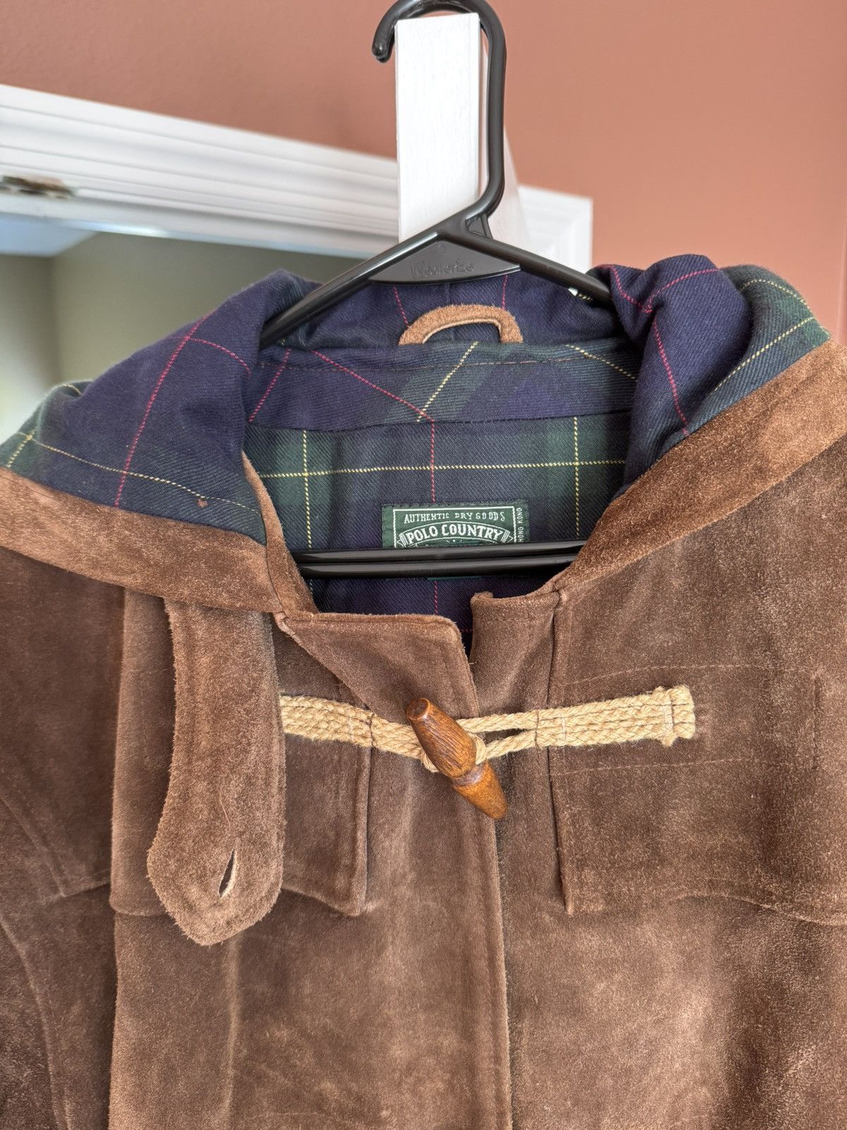 RRL Ralph Lauren Ralph Lauren Vintage Suede Hooded Duffle Coat Size US L / EU 52-54 / 3 - 2 Thumbnail