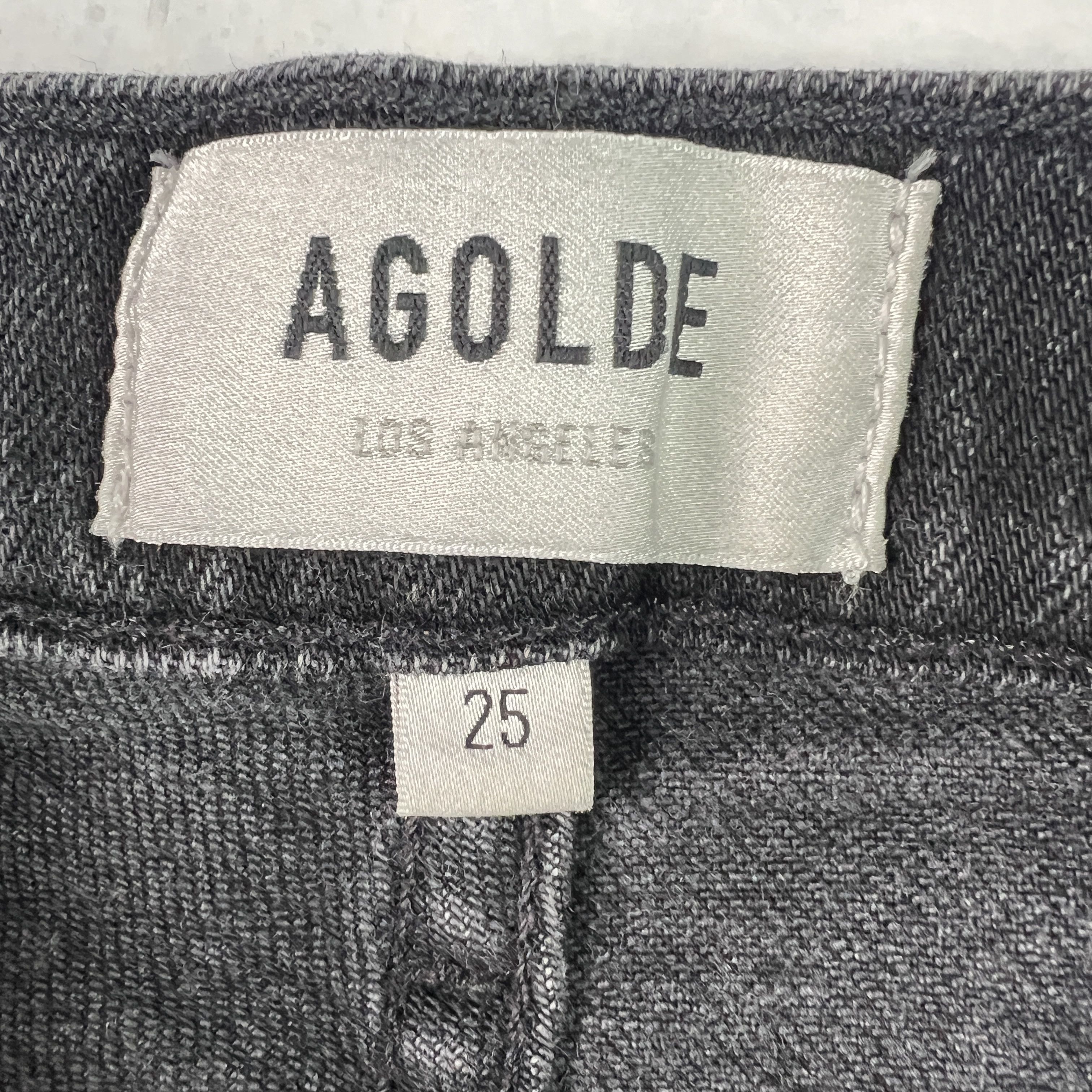 Agolde AGOLDE Jean Pinch Waist High Rise Skinny Black Stretch Denim Size 25" / US 0 / IT 36 - 7 Thumbnail