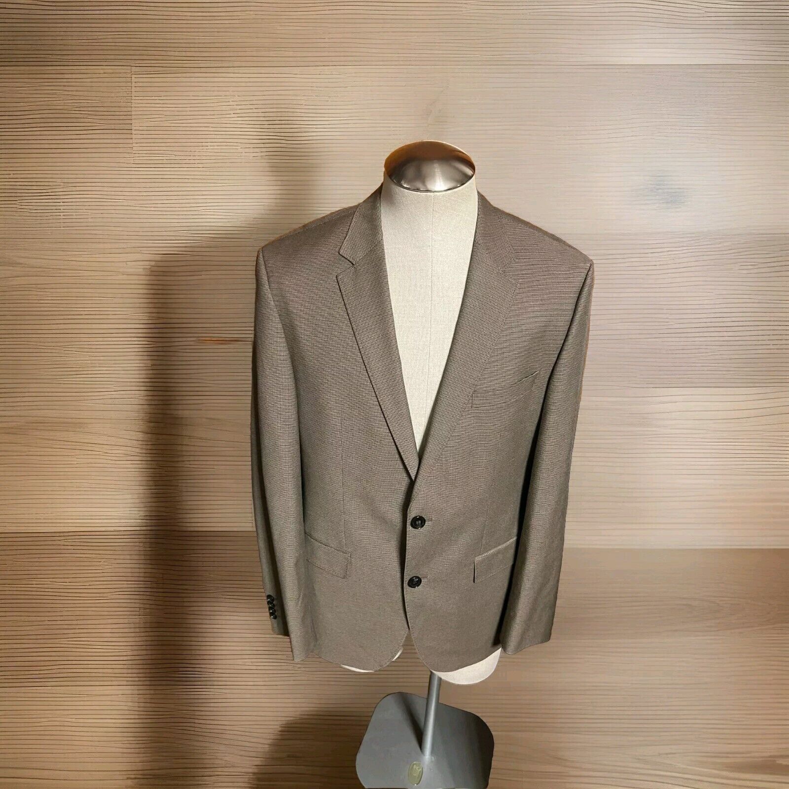 Hugo Boss Hugo Boss Mens Two Button Blazer Jacket Size 40 R Size 40R - 1 Thumbnail