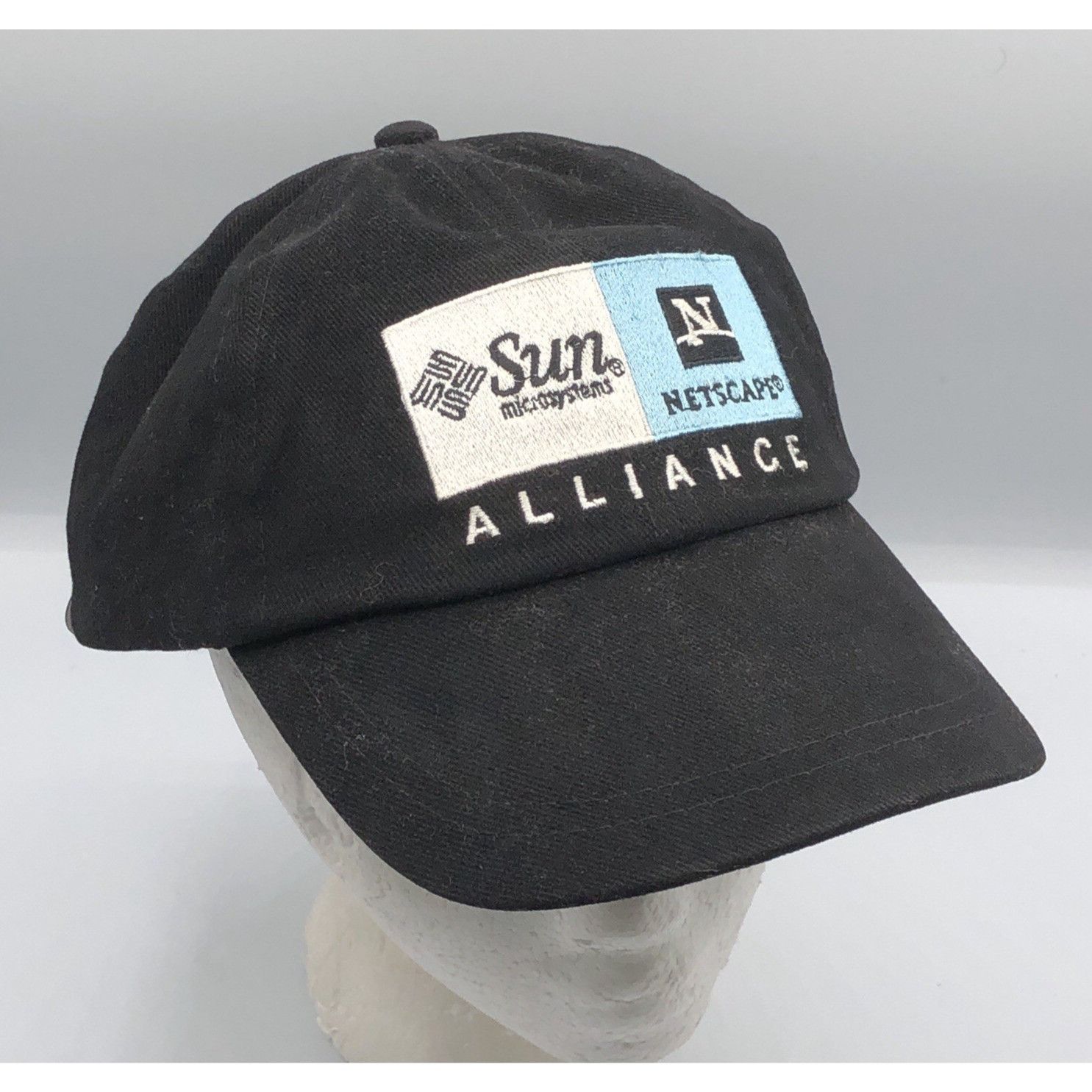 Vintage Rare Vintage Netscape Sun Microsystems Alliance Black Hat Size ONE SIZE - 2 Thumbnail