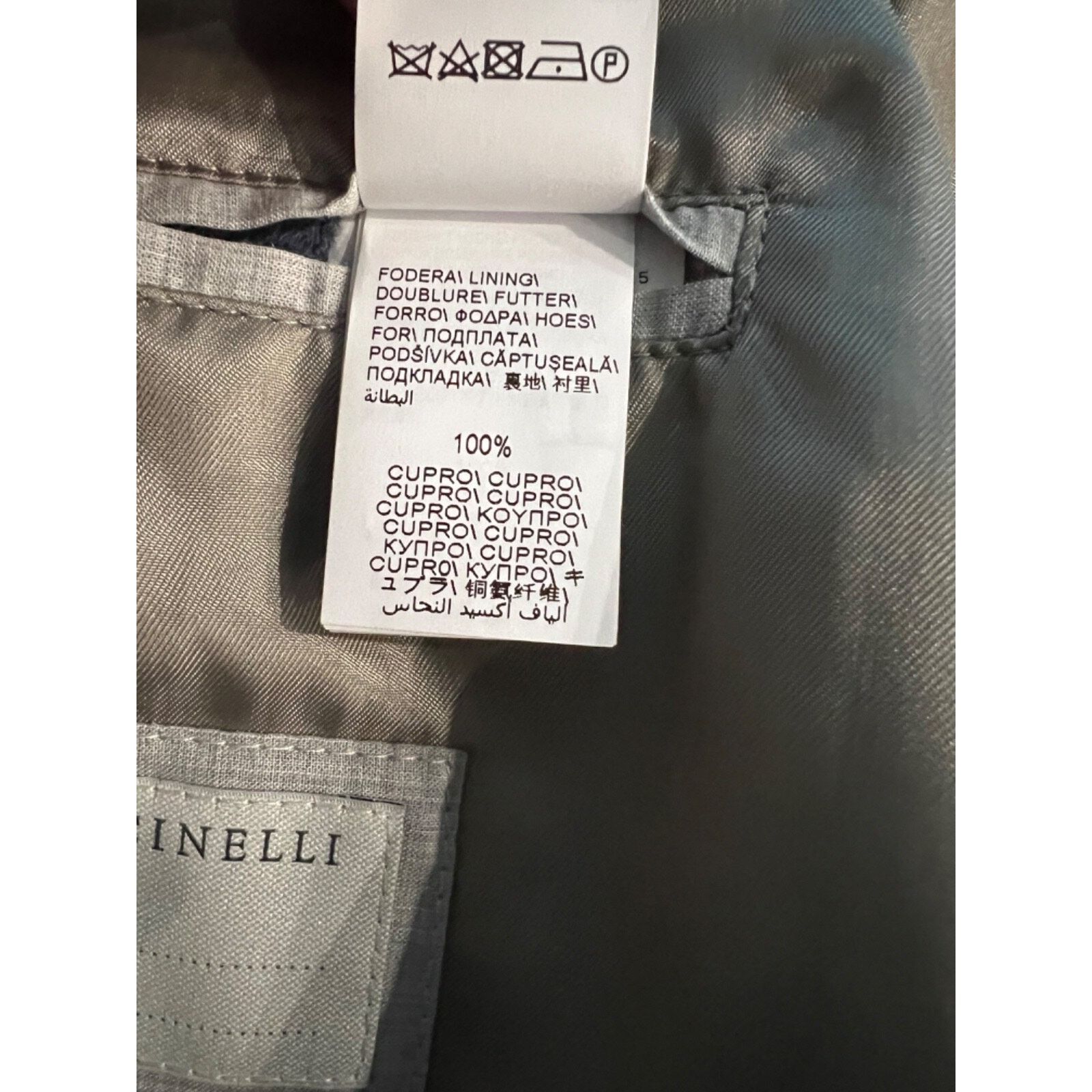 Brunello Cucinelli $6600 Brunello Cucinelli Blue Checked Wool Llama Bomber IT48 Size US M / EU 48-50 / 2 - 9 Thumbnail