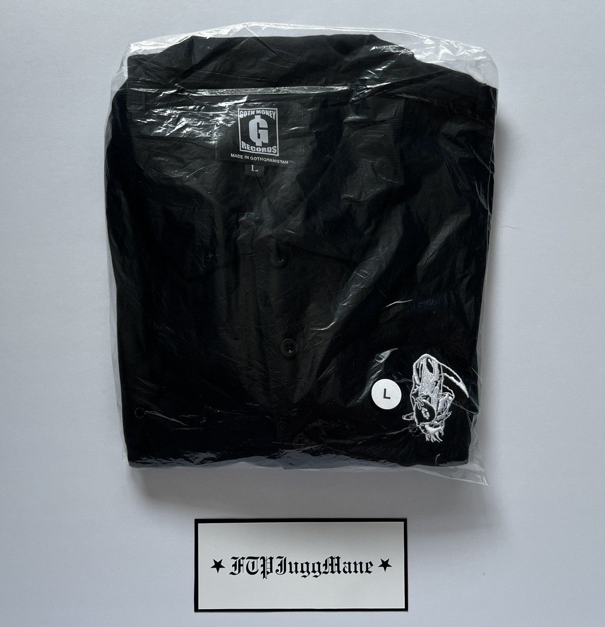 Goth Money Goth Money Reaper Polo LARGE Embroidered FTP Fuct G59 SESH Size US L / EU 52-54 / 3 - 1 Thumbnail