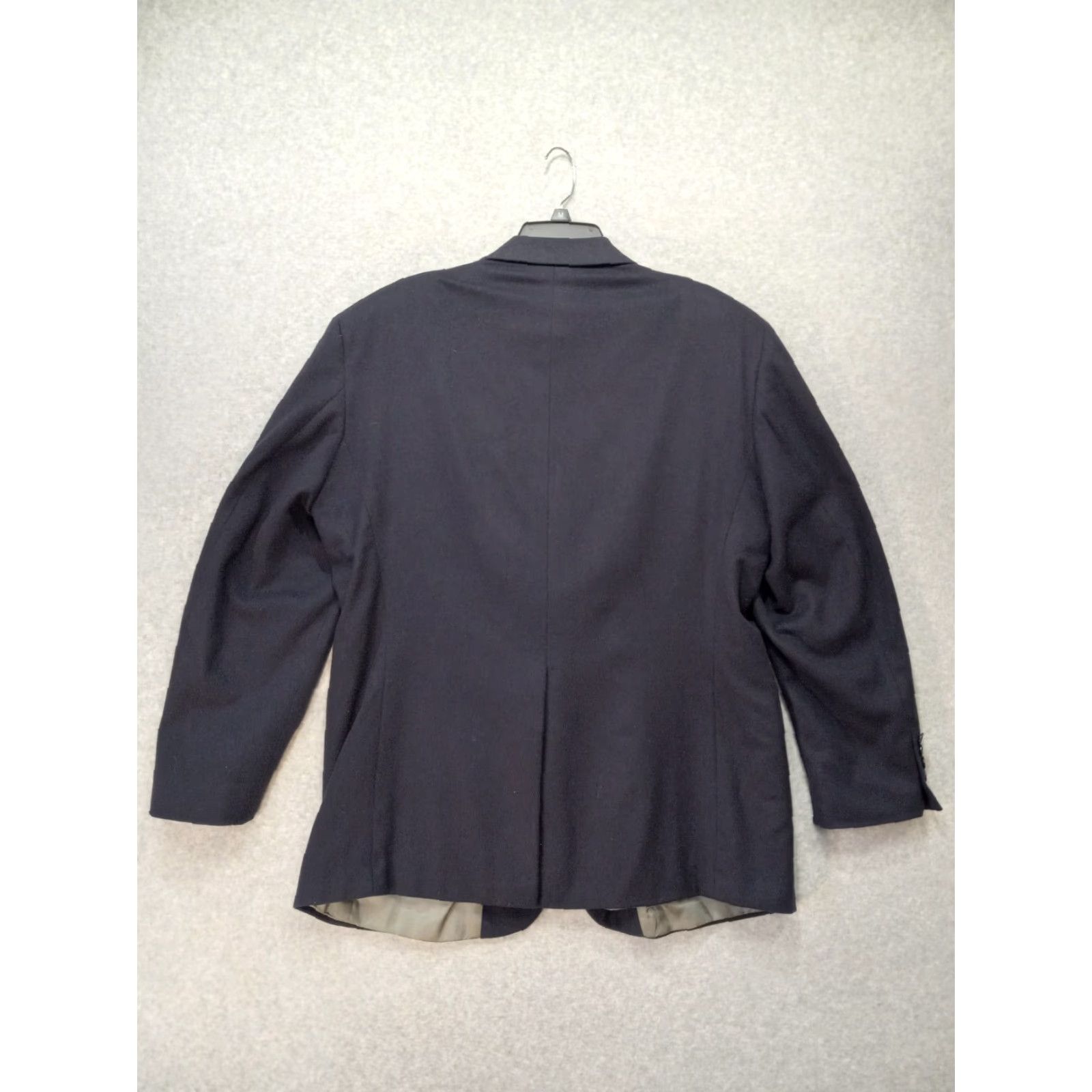 Vintage VINTAGE Sports Coat Navy Blue Grey Interior 44 Regular Good Condition Size US S / EU 44-46 / 1 - 2 Thumbnail
