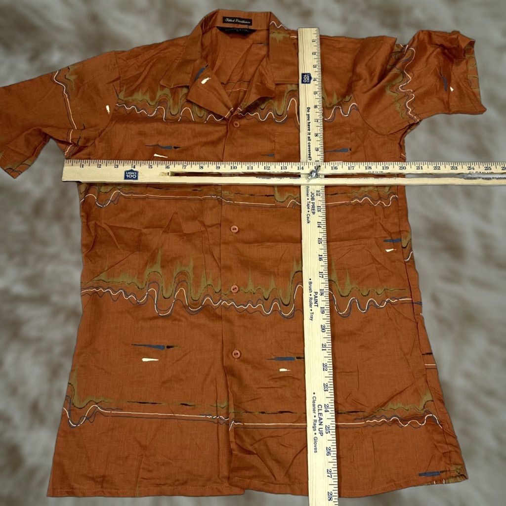 Baracuta VINTAGE Baracuta Women's Orange Shirt Short Sleeve Front Pocket Casual Sz M Size M / US 6-8 / IT 42-44 - 1 Thumbnail