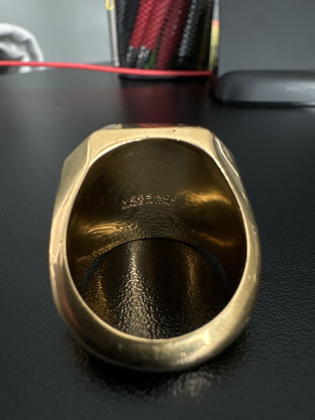 Versace Versace Medusa Ring Size ONE SIZE - 4 Thumbnail