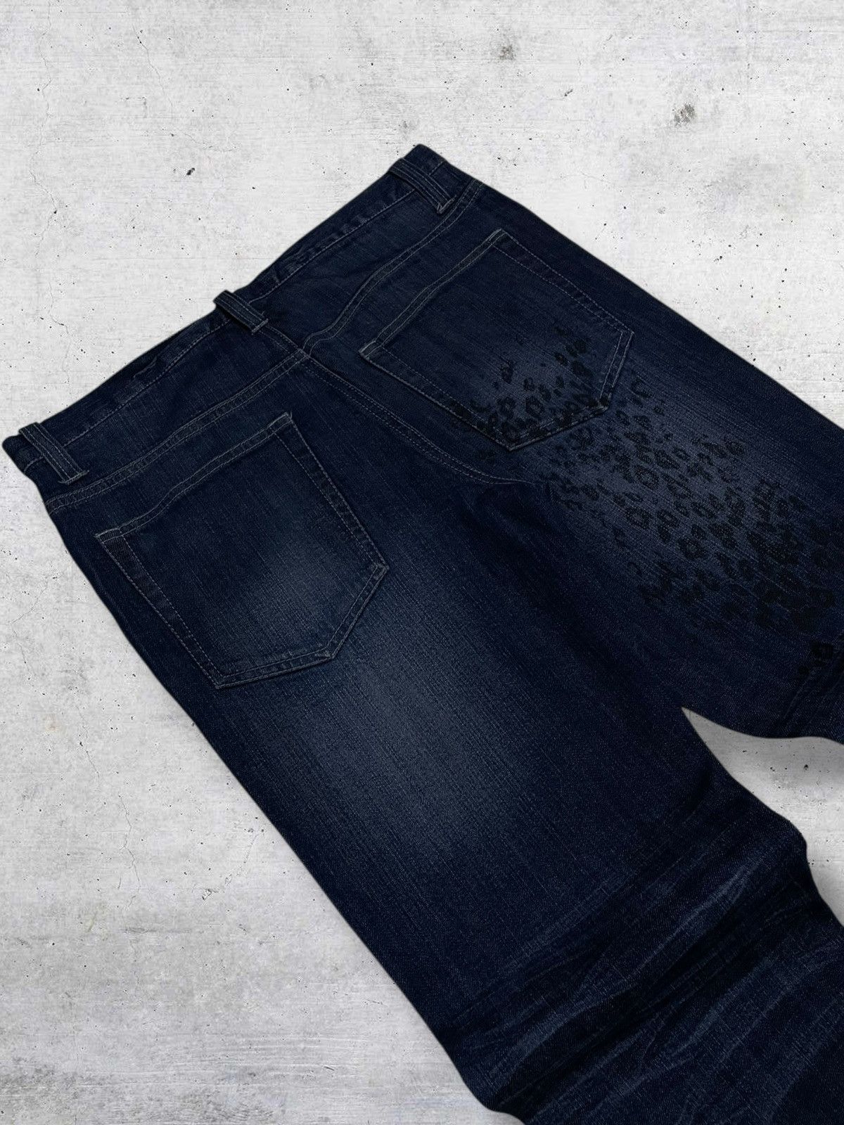 Japanese Brand VINTAGE RUBIK JAPAN CRAFTED ARCHIVE LEOPARD PUNK OG DENIM Size US 32 / EU 48 - 14 Thumbnail