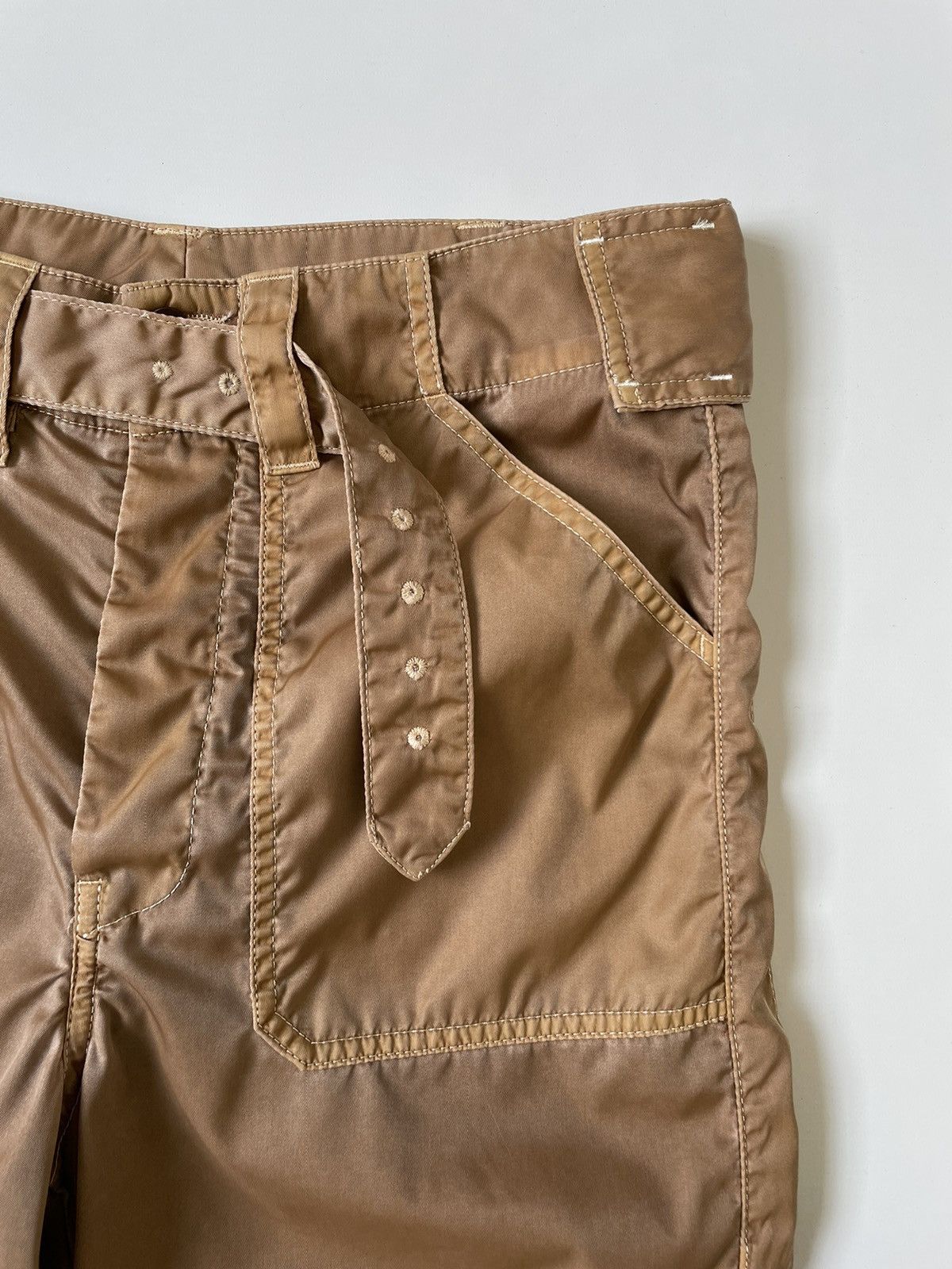 Maison Margiela Sample Over Dyed Nylon Cargo Trousers Size US 32 / EU 48 - 6 Thumbnail