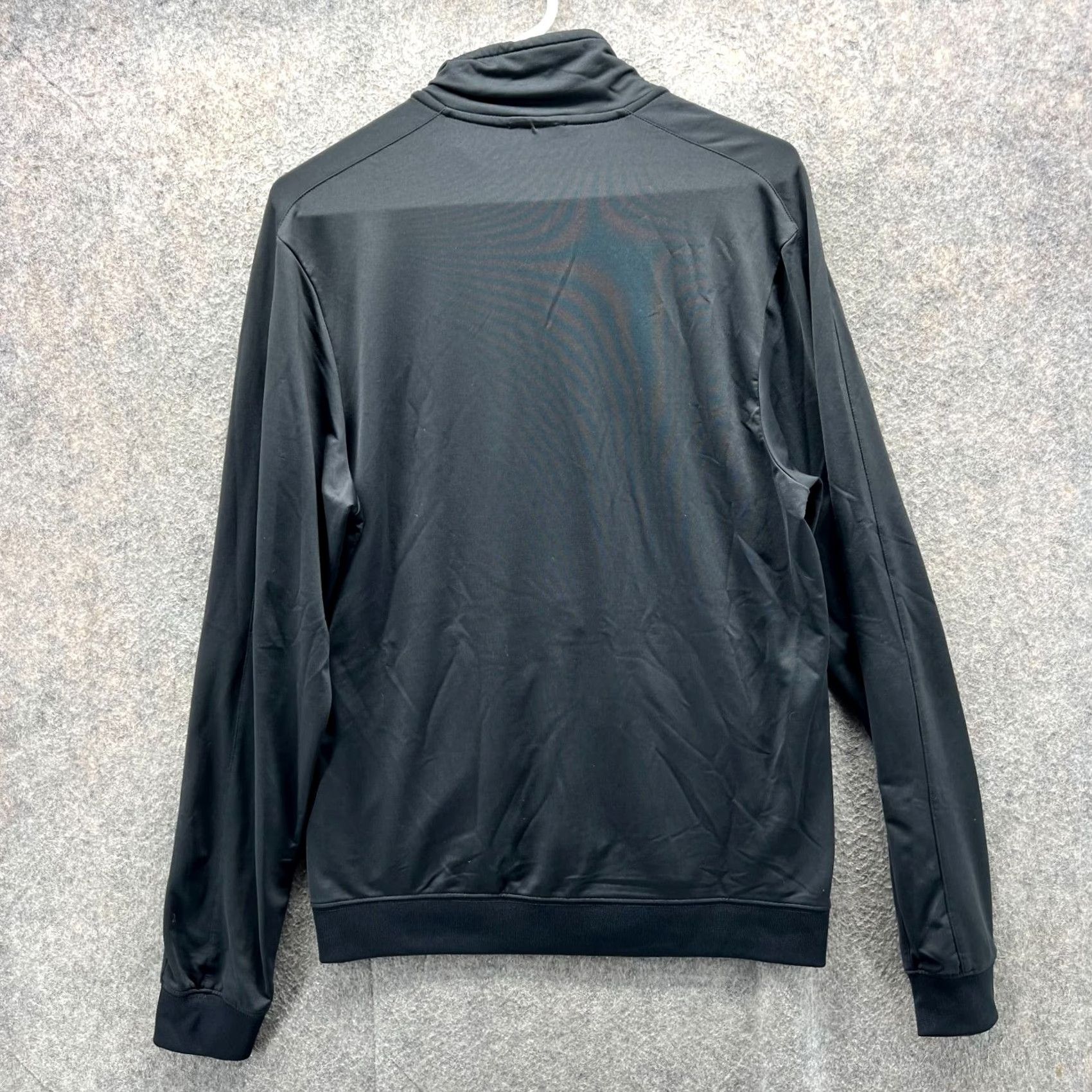Nike Nike Sweatshirt Womens XL Black Full Zip Swoosh Logo Fleece Athletic Track Knit Size XL / US 12-14 / IT 48-50 - 2 Thumbnail
