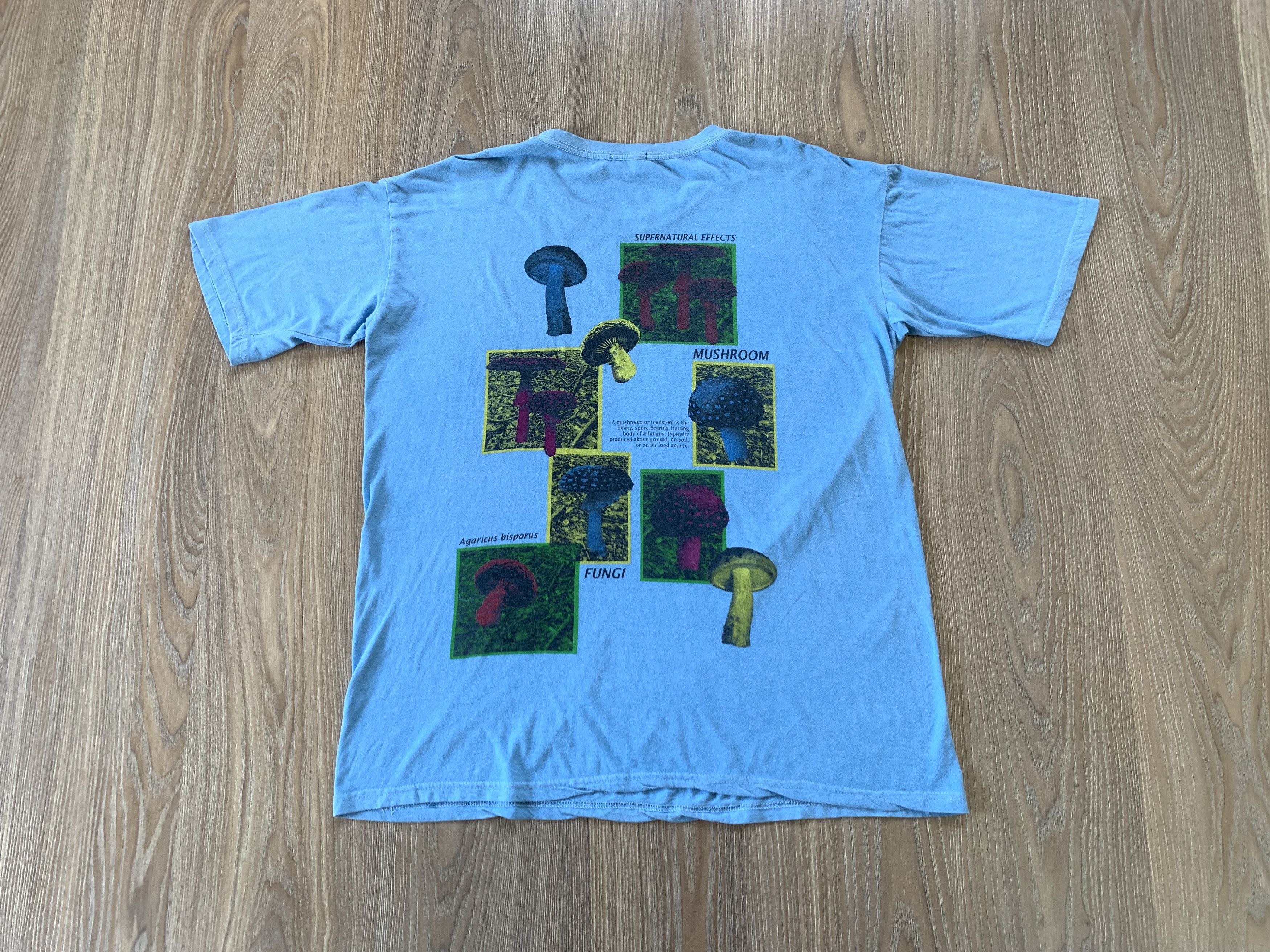 Arts & Science × Vintage Vintage Agaricus Bisporus Mushroom Printed T-Shirt Size US S / EU 44-46 / 1 - 3 Thumbnail
