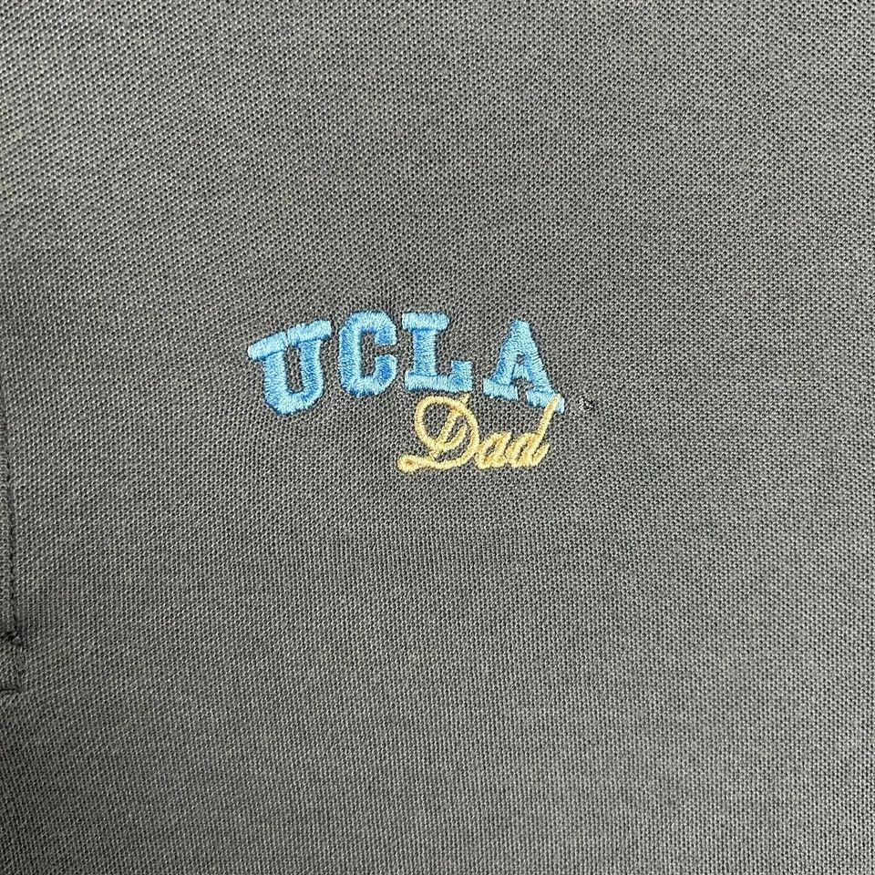 Other UCLA Bruins Polo Shirt Mens Large Gray Golf Logo Heavyweight Size US L / EU 52-54 / 3 - 3 Thumbnail