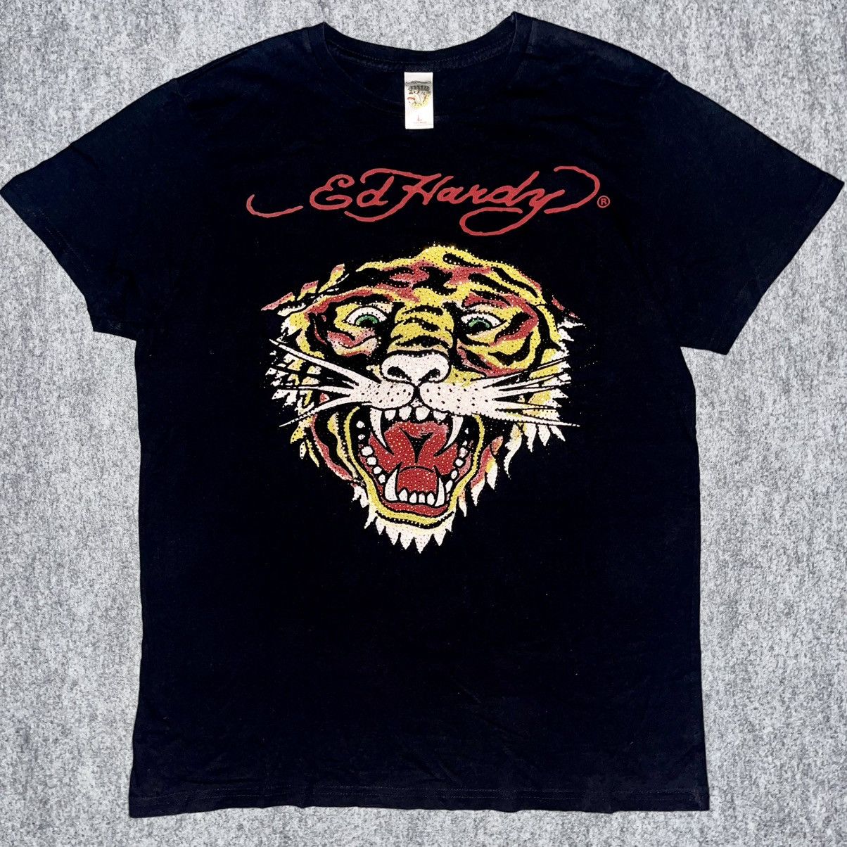 Ed Hardy ED HARDY TIGER GLITTER BLACK Size US L / EU 52-54 / 3 - 1 Thumbnail